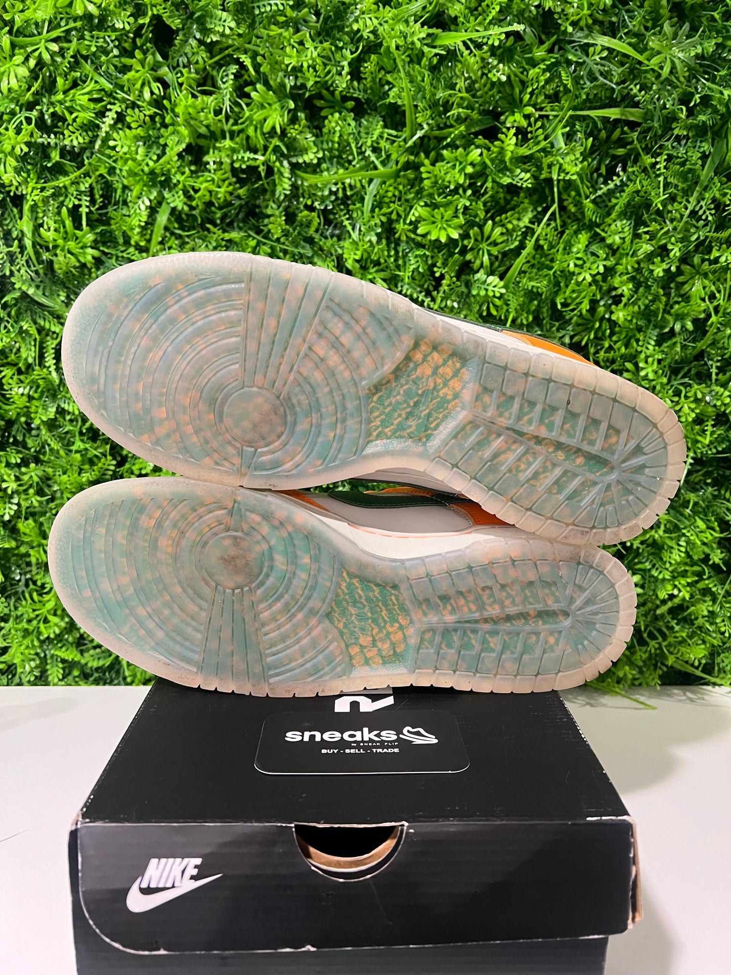 USED Florida A&M University x Dunk Low Rattlers DR6188-800 SIZE 9M OG ALL