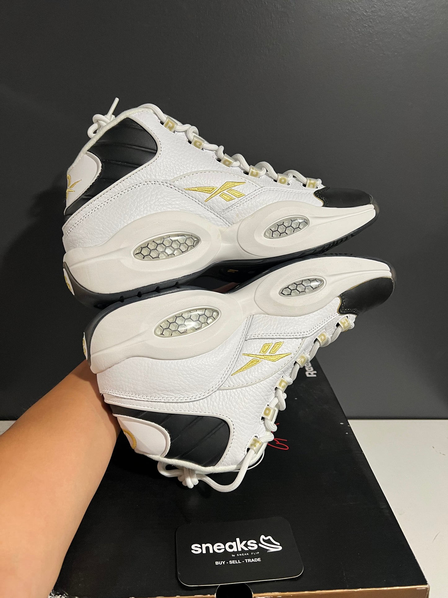 NEW Question Mid Respect My Shine EF7599 SIZE 11M OG ALL AG25-301