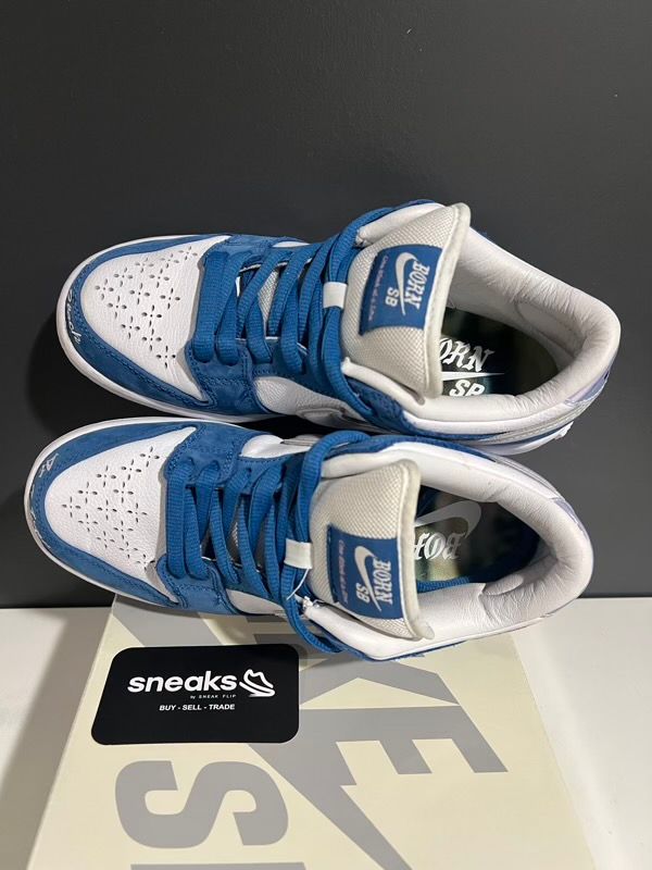 USED SIZE 6M Nike SB Dunk Low Born X Raised One Block At A Time - Used