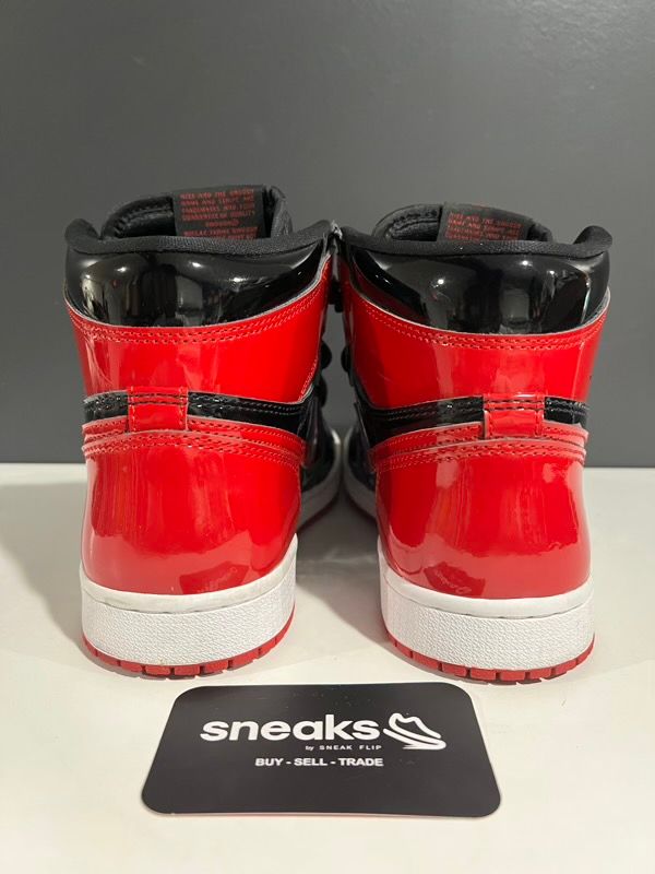 Jordan 1 Retro High OG Patent Bred (GS) - Used