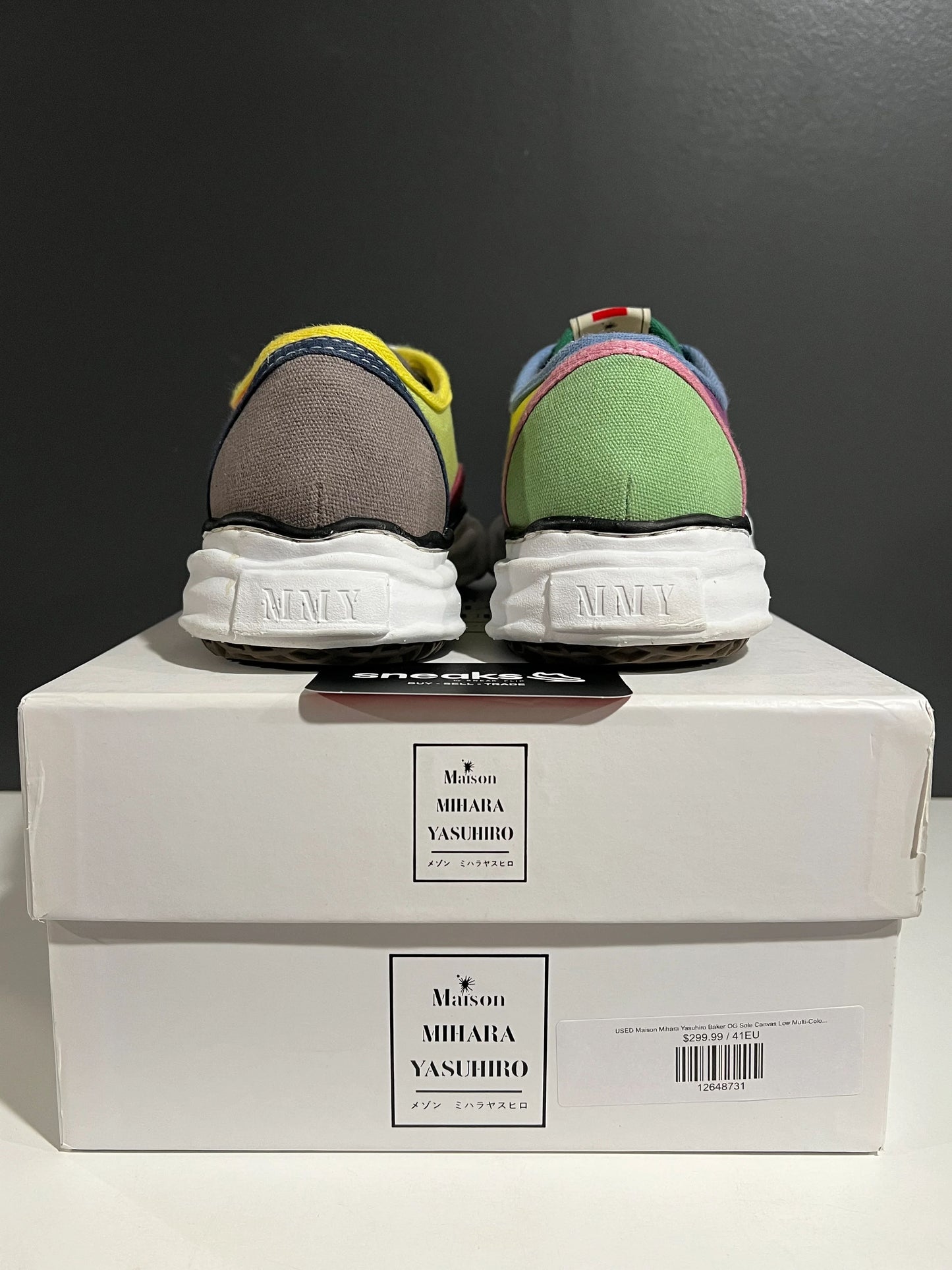 Maison Mihara Yasuhiro Baker OG Sole Canvas Low Multicolor - Used