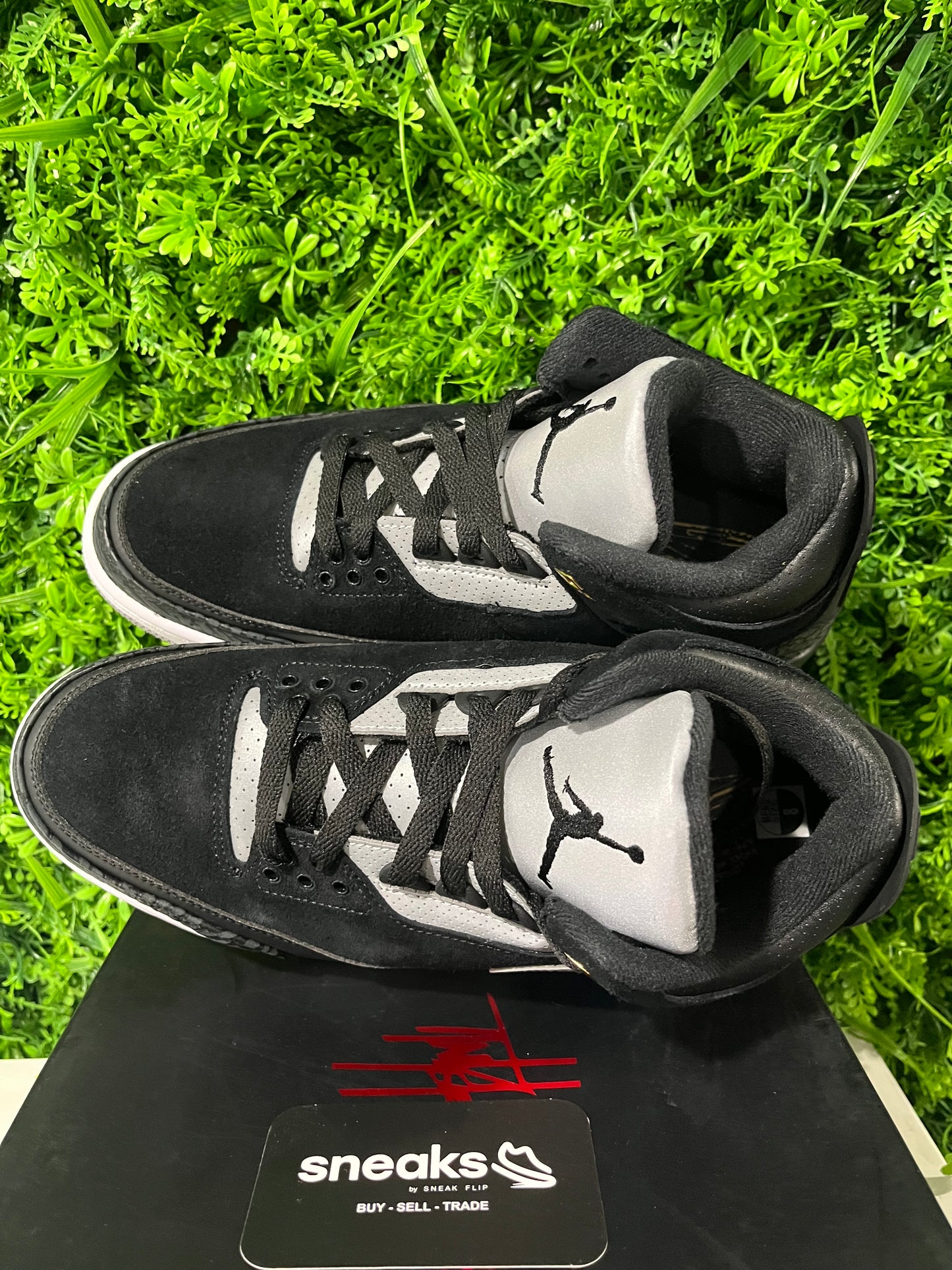 USED Air Jordan 3 Retro Tinker SP Black Cement CK4348-007 SIZE 8M OG ALL