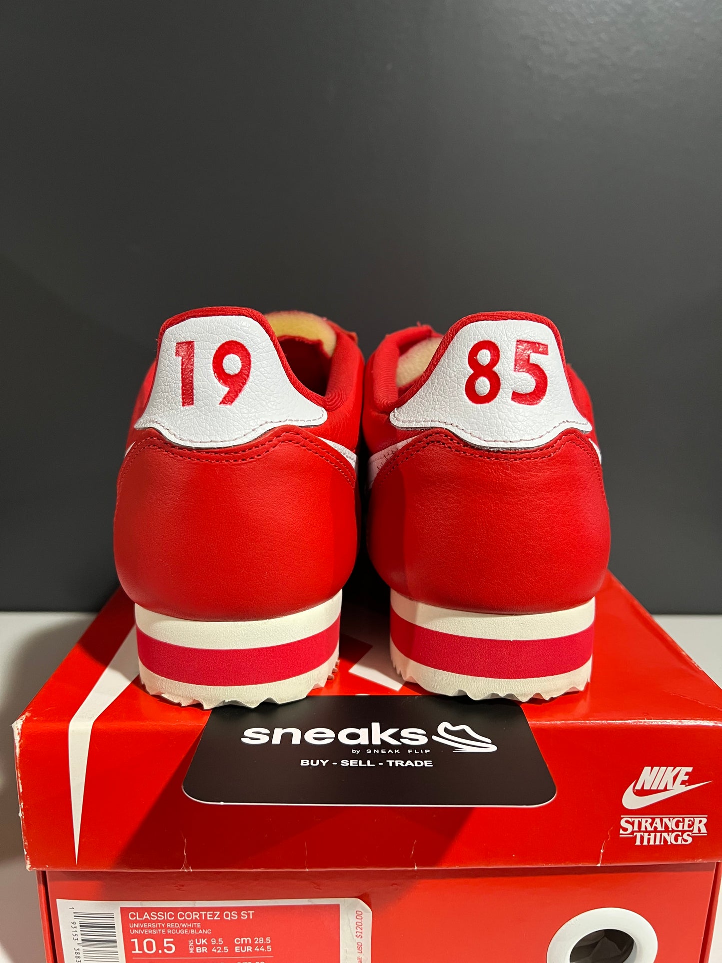 USED Nike Stranger Things x Cortez OG Collection CK1907-600 SIZE 10.5M OG ALL JY25-65