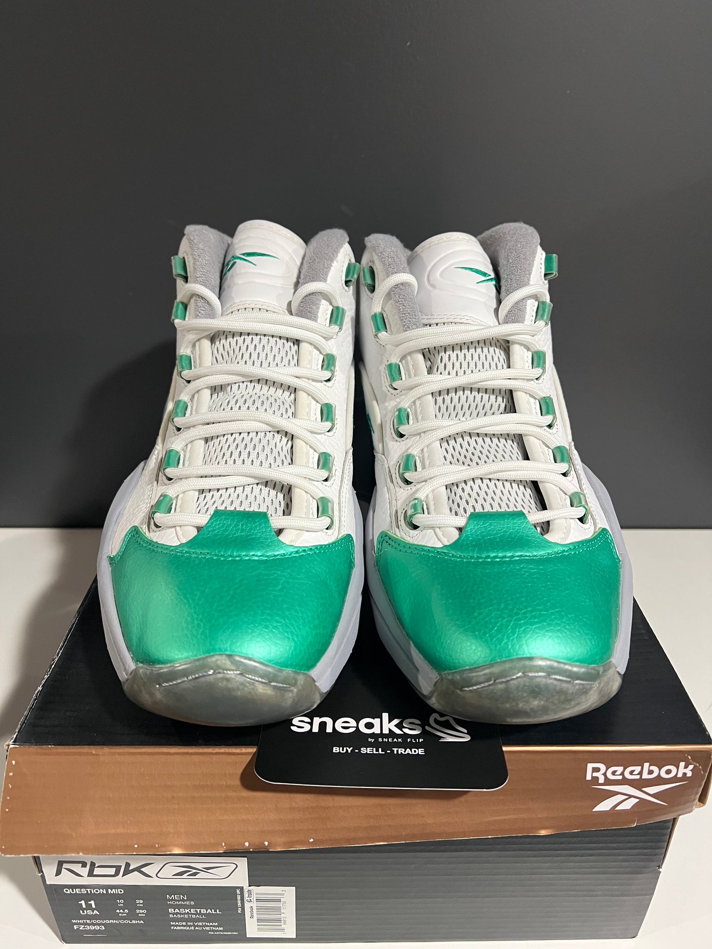 USED Question Mid Philadelphia Eagles FZ3993 SIZE 11M OG ALL AG25-287