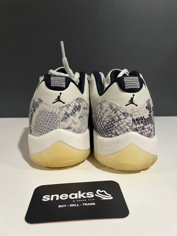 USED SIZE 9.5M Jordan 11 Retro Low Snake Light Bone - Used