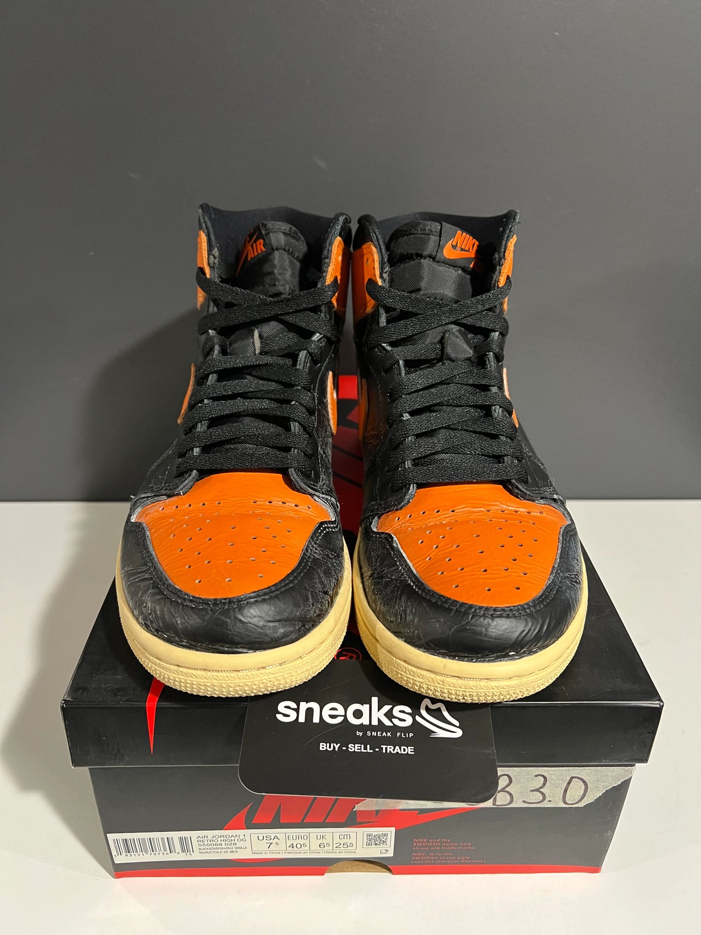 Jordan 1 Retro High Shattered Backboard 3.0 - Used
