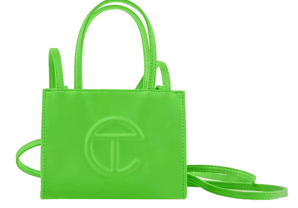 Telfar Shopping Bag Small Highlighter Green