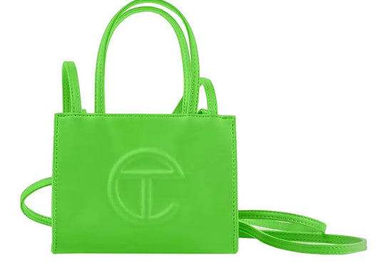 Telfar Shopping Bag Small Highlighter Green