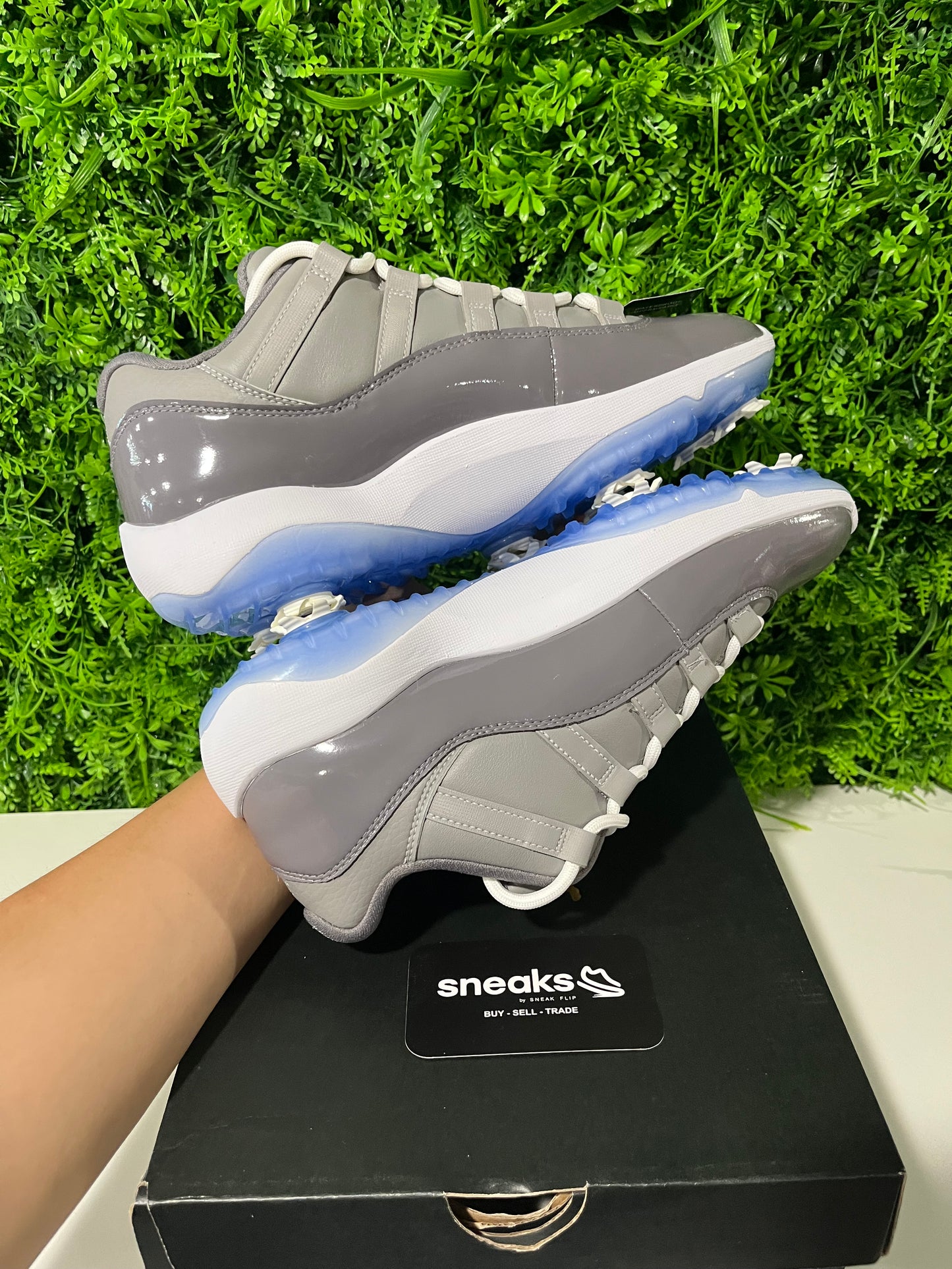 NEW Air Jordan 11 Low Golf Cool Grey AQ0963-002 SIZE 9.5M OG ALL