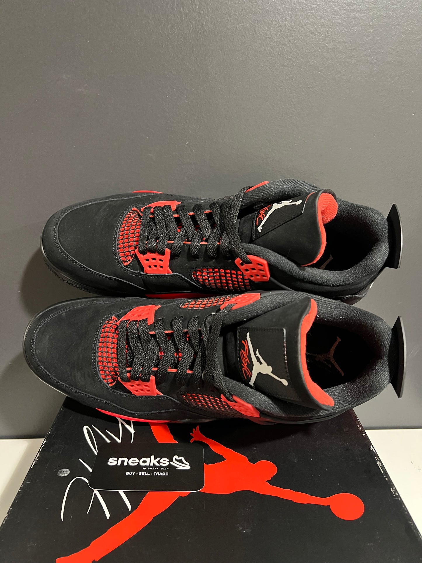 USED Air Jordan 4 Retro Red Thunder CT8527-016 SIZE 13M OG ALL AG25-186
