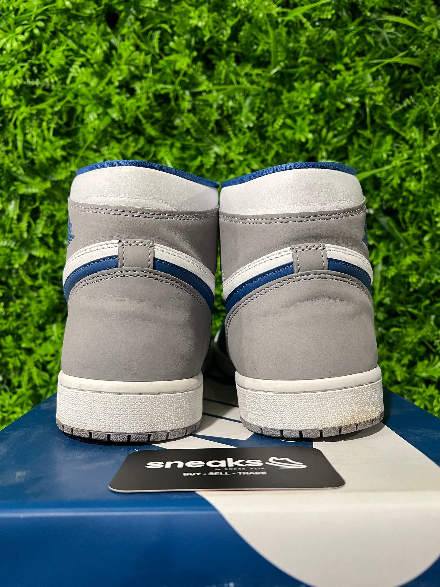 USED Air Jordan 1 Retro High OG True Blue DZ5485-410 SIZE 12W/10.5M OG ALL
