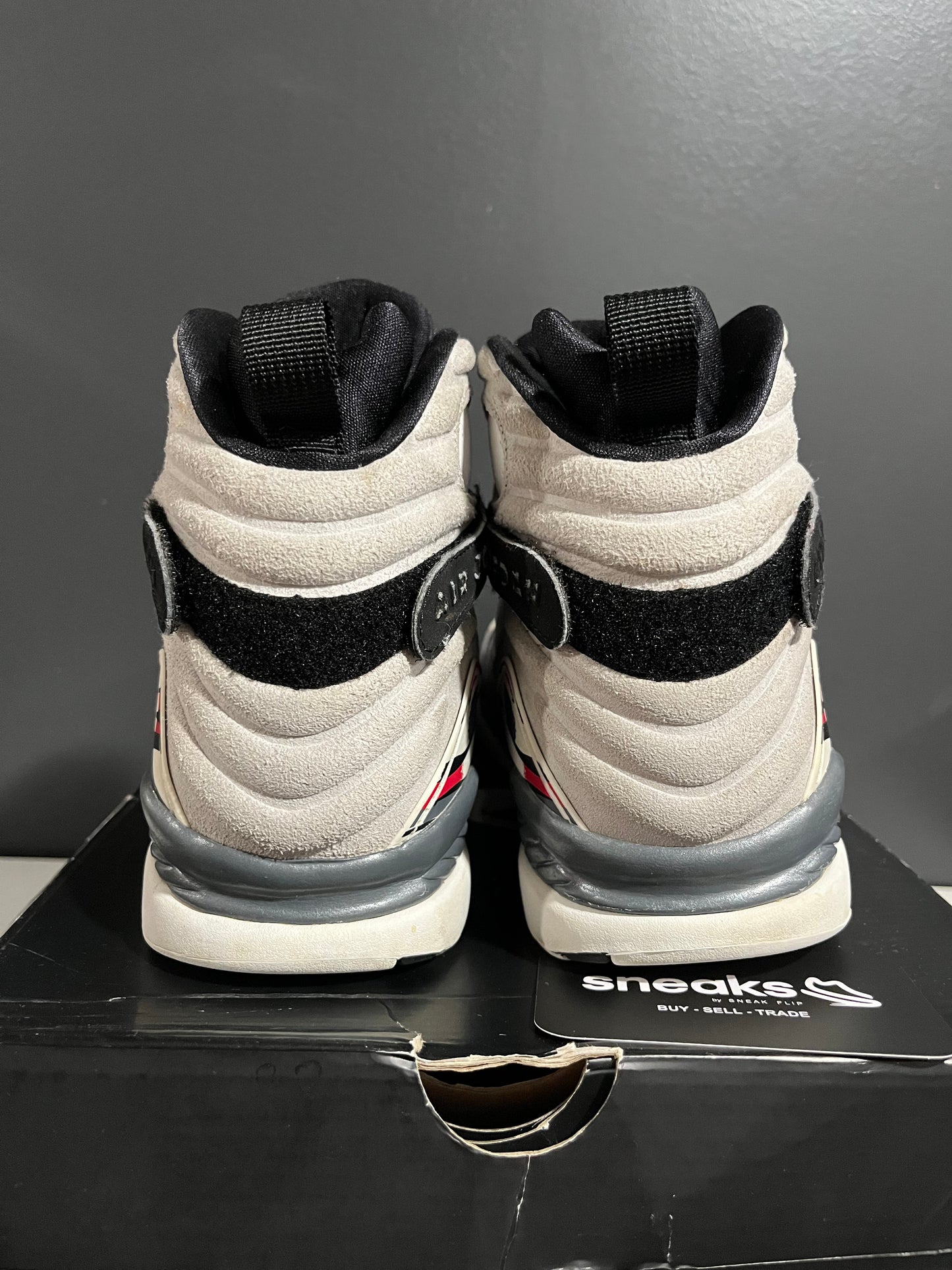 USED Air Jordan 8 Retro Bugs Bunny 2013 305381-103 SIZE 11M OG ALL