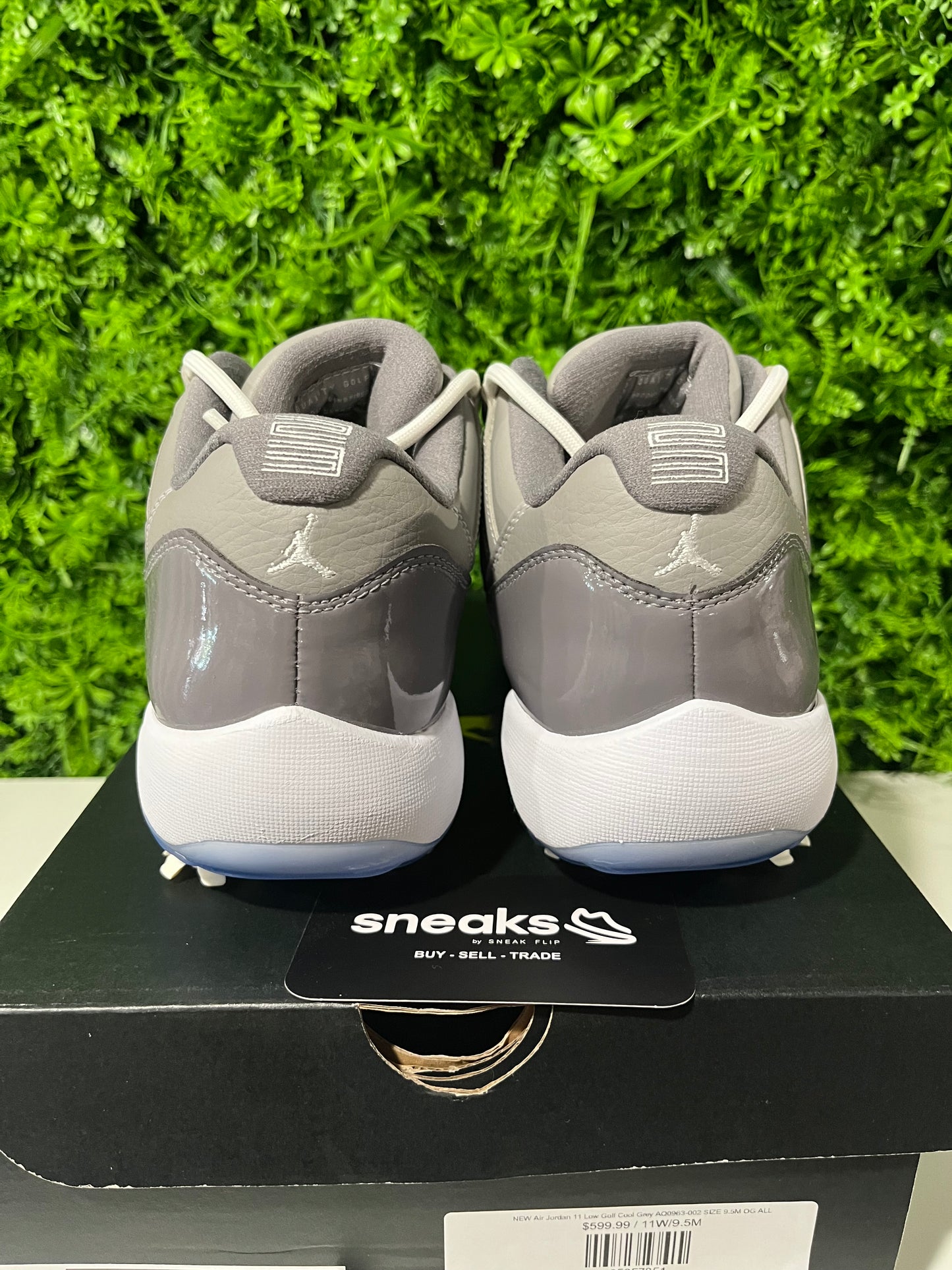 NEW Air Jordan 11 Low Golf Cool Grey AQ0963-002 SIZE 9.5M OG ALL