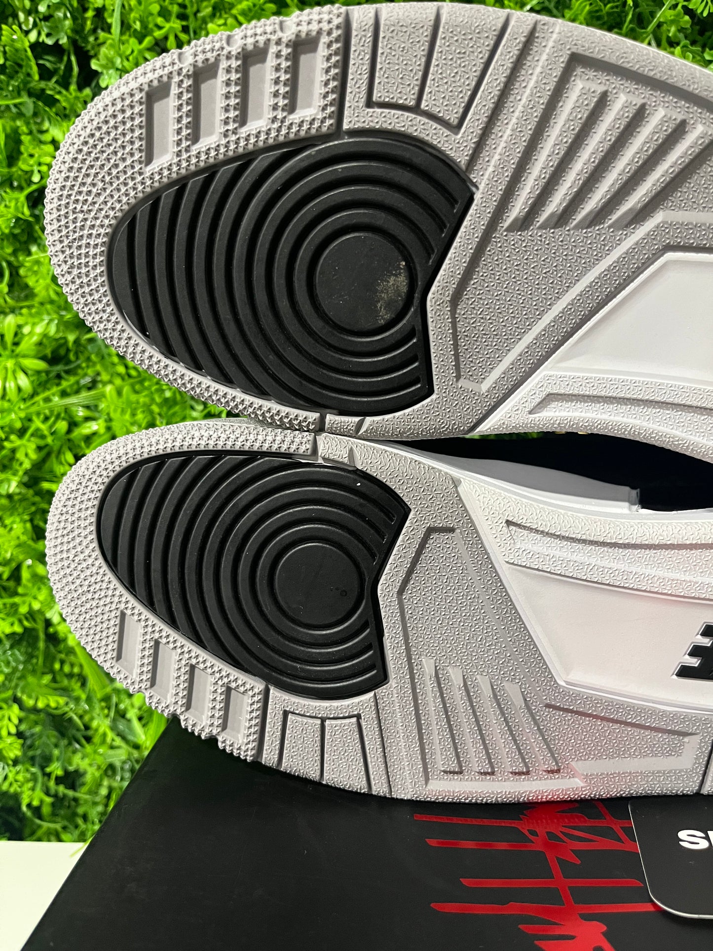 USED Air Jordan 3 Retro Tinker SP Black Cement CK4348-007 SIZE 8M OG ALL