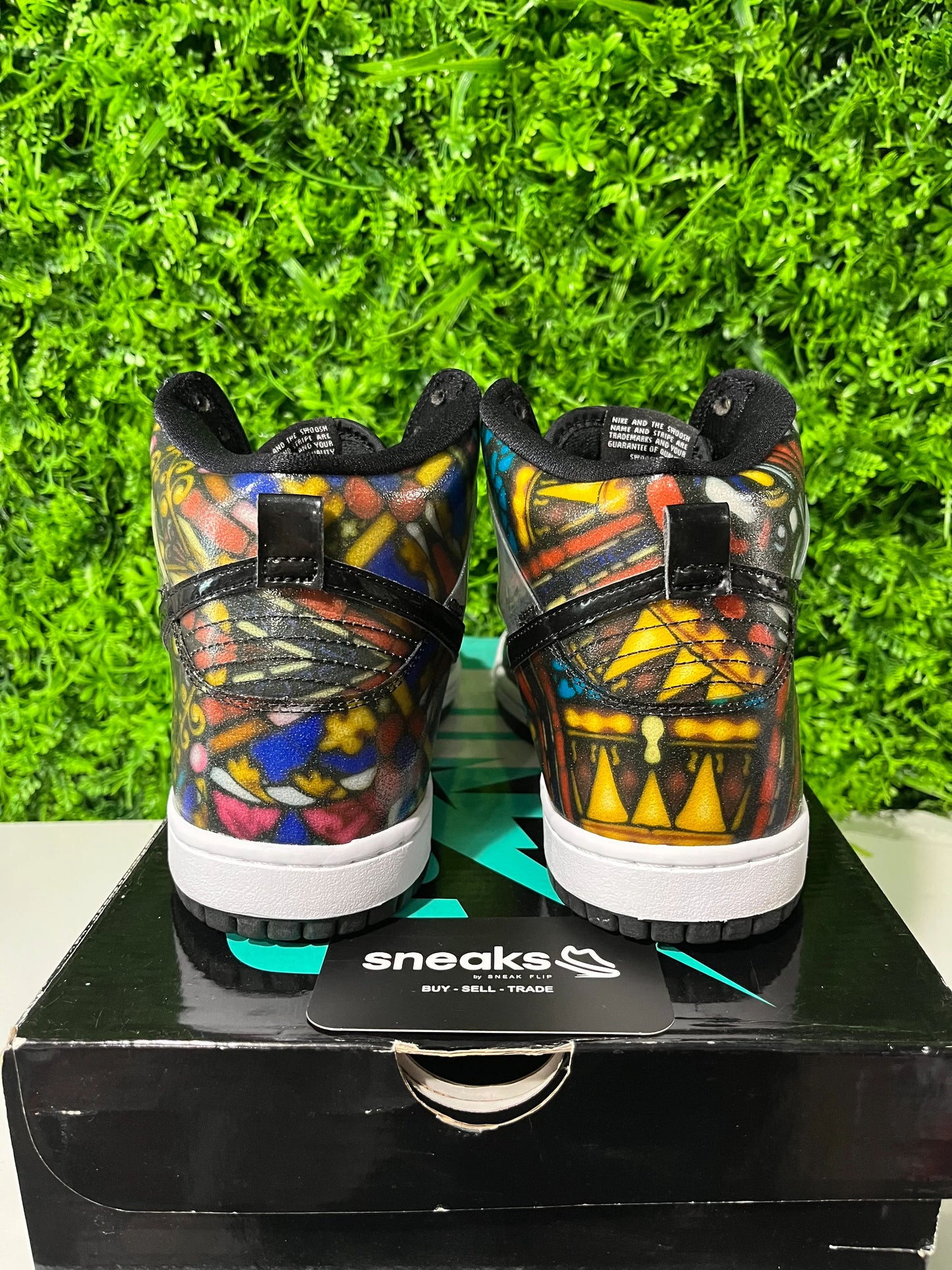 Nike SB Dunk High Concepts Stained Glass - Used