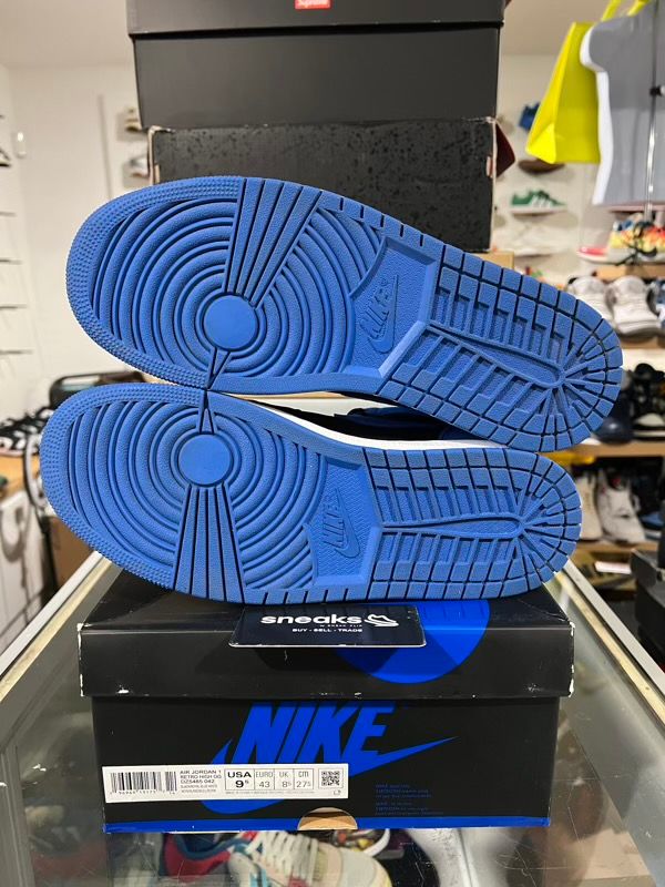 USED SIZE 9.5M Jordan 1 Retro High OG Royal Reimagined - Used
