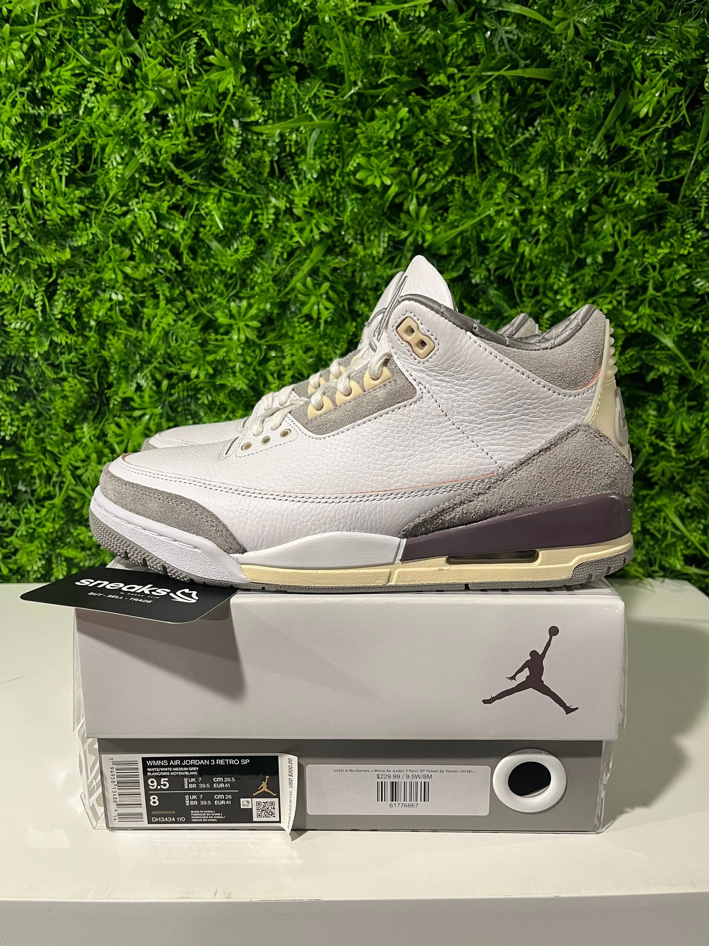 Jordan 3 Retro SP A Ma Maniére (Women's) - Used