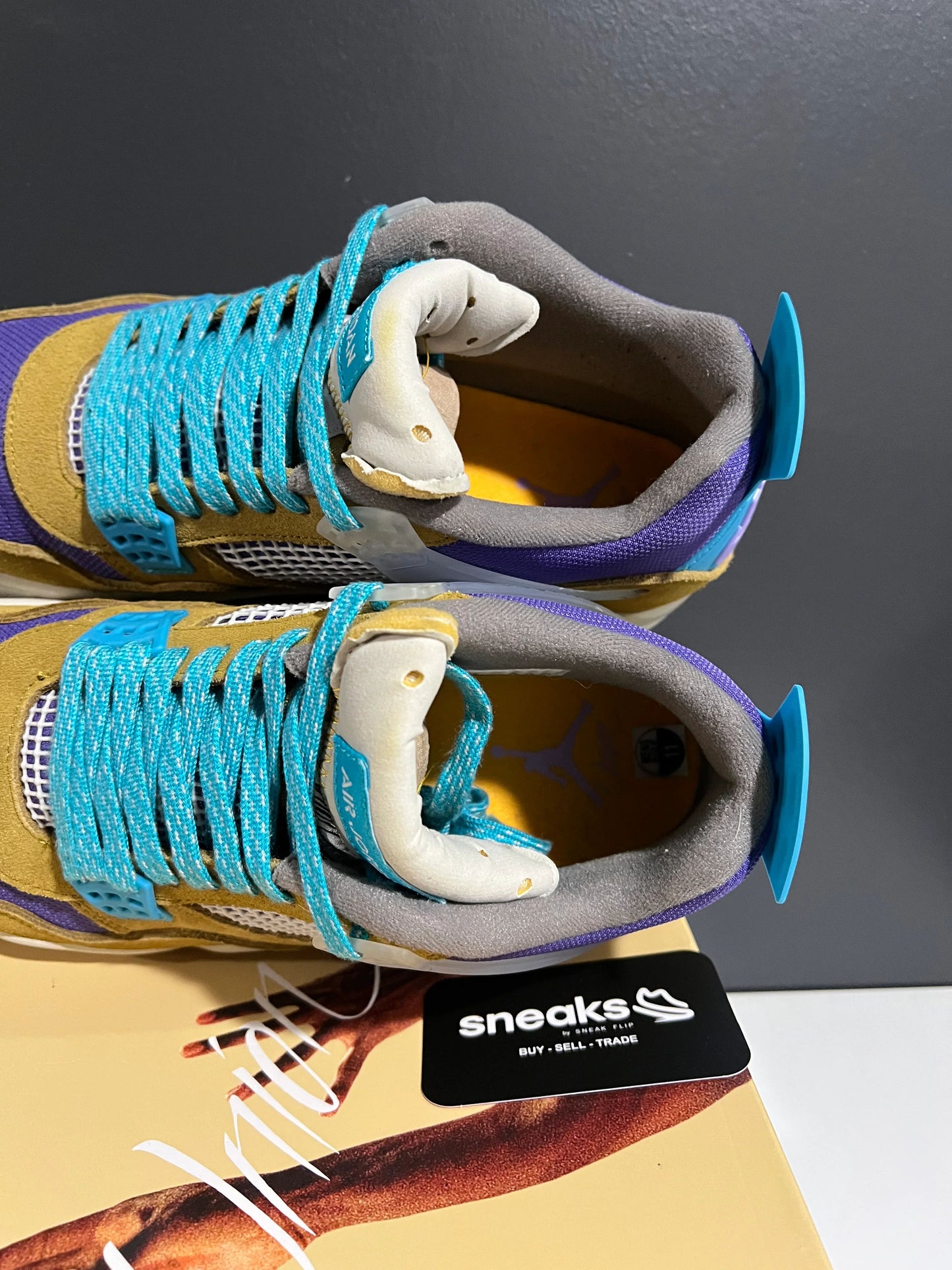 Jordan 4 Retro SP 30th Anniversary Union Desert Moss - Used