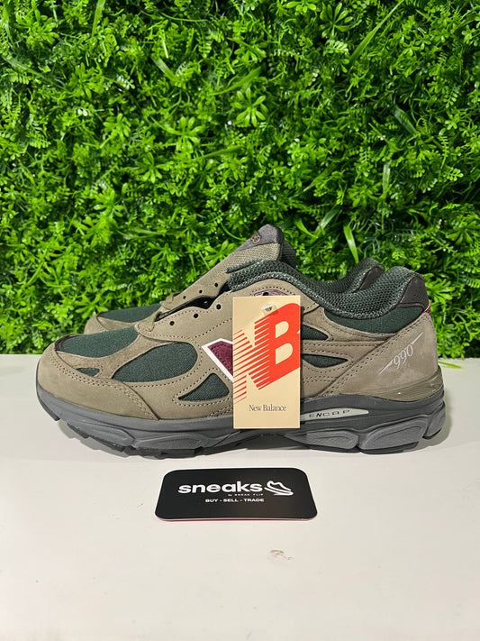 New Balance 990v3 MiUSA Teddy Santis Green Purple - New (NO BOX)