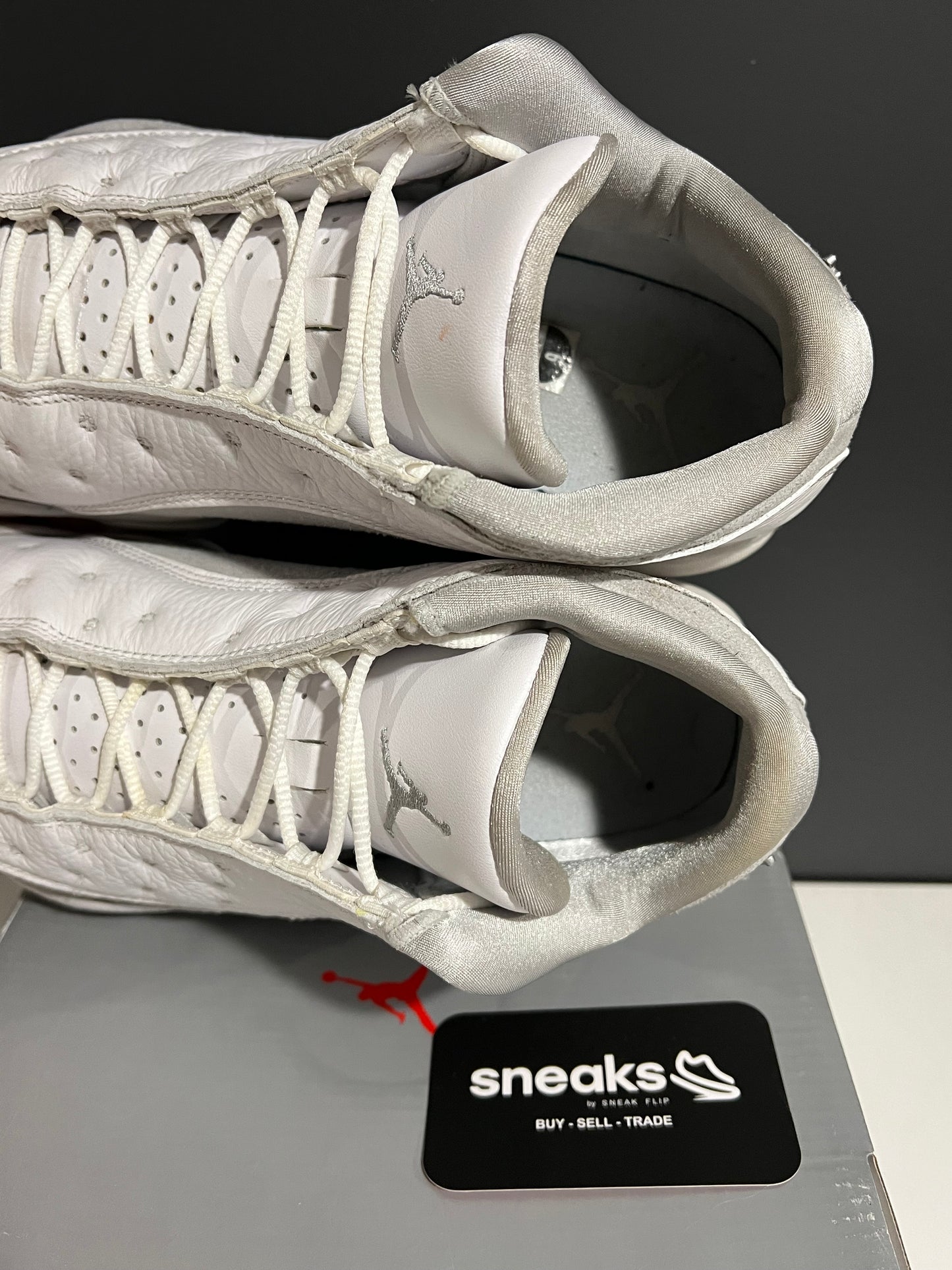 USED Air Jordan 13 Retro Low Pure Money 310810-100 SIZE 9M OG ALL