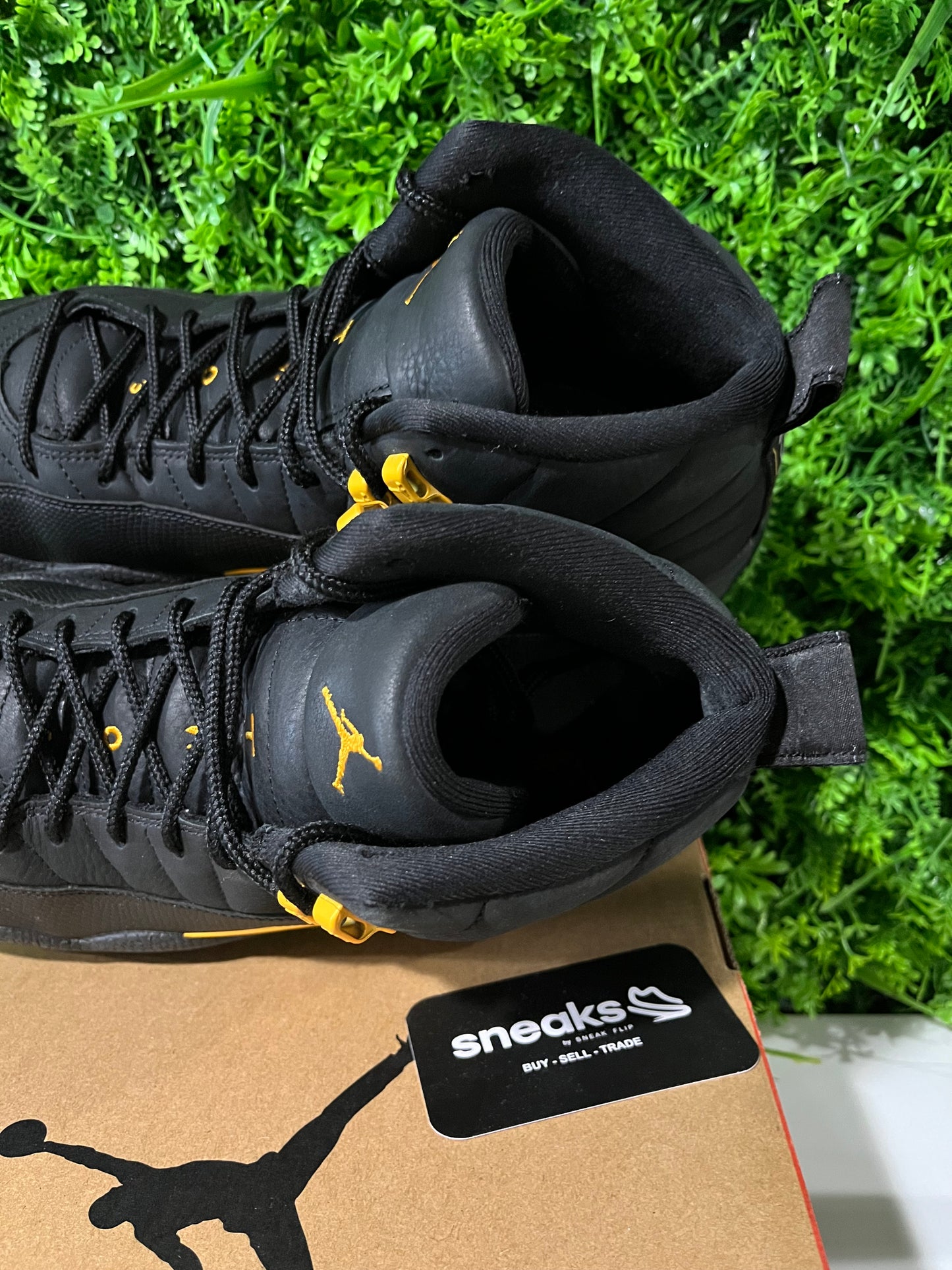 USED Air Jordan 12 Retro Black Taxi CT8013-071 SIZE 13M OG ALL
