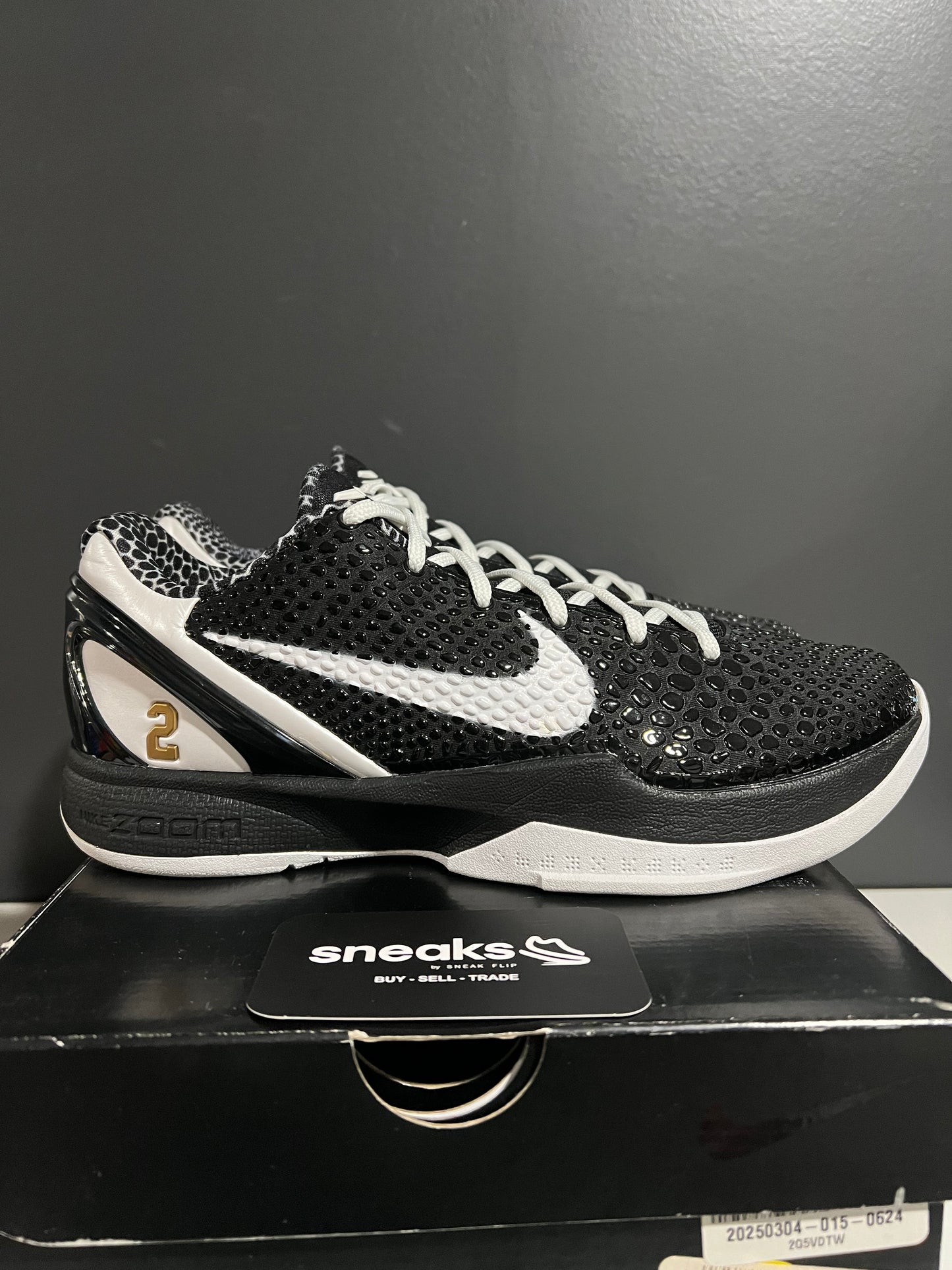 USED Zoom Kobe 6 Protro 'Mambacita Sweet Sixteen' CW2190-002 SIZE 8.5M OG ALL AG25-188