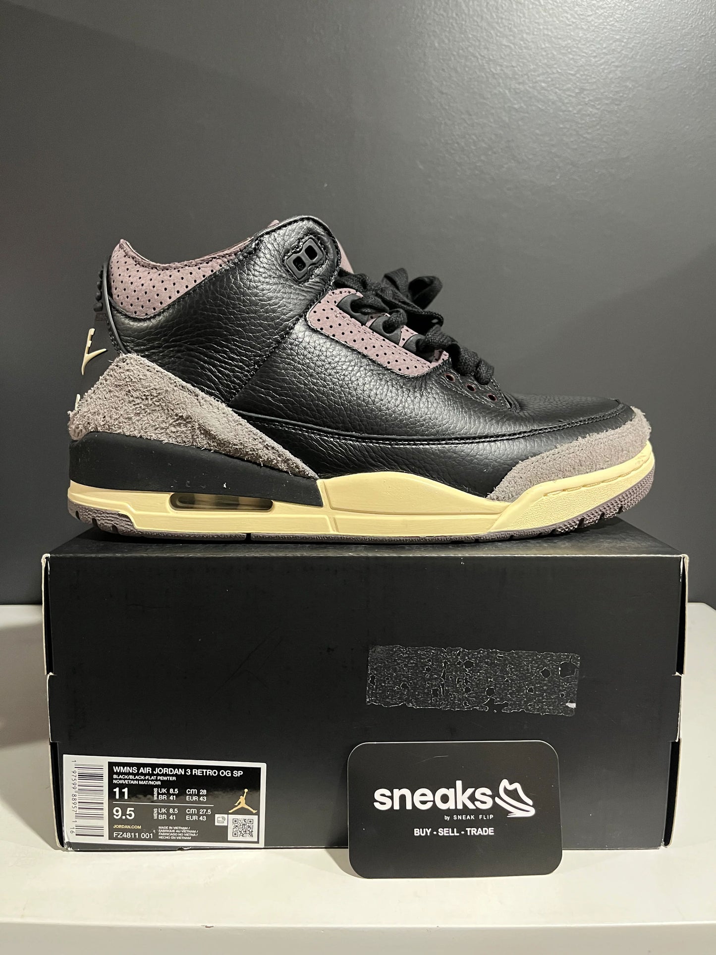 Jordan 3 Retro OG SP A Ma Maniére While You Were Sleeping (Women's) - Used