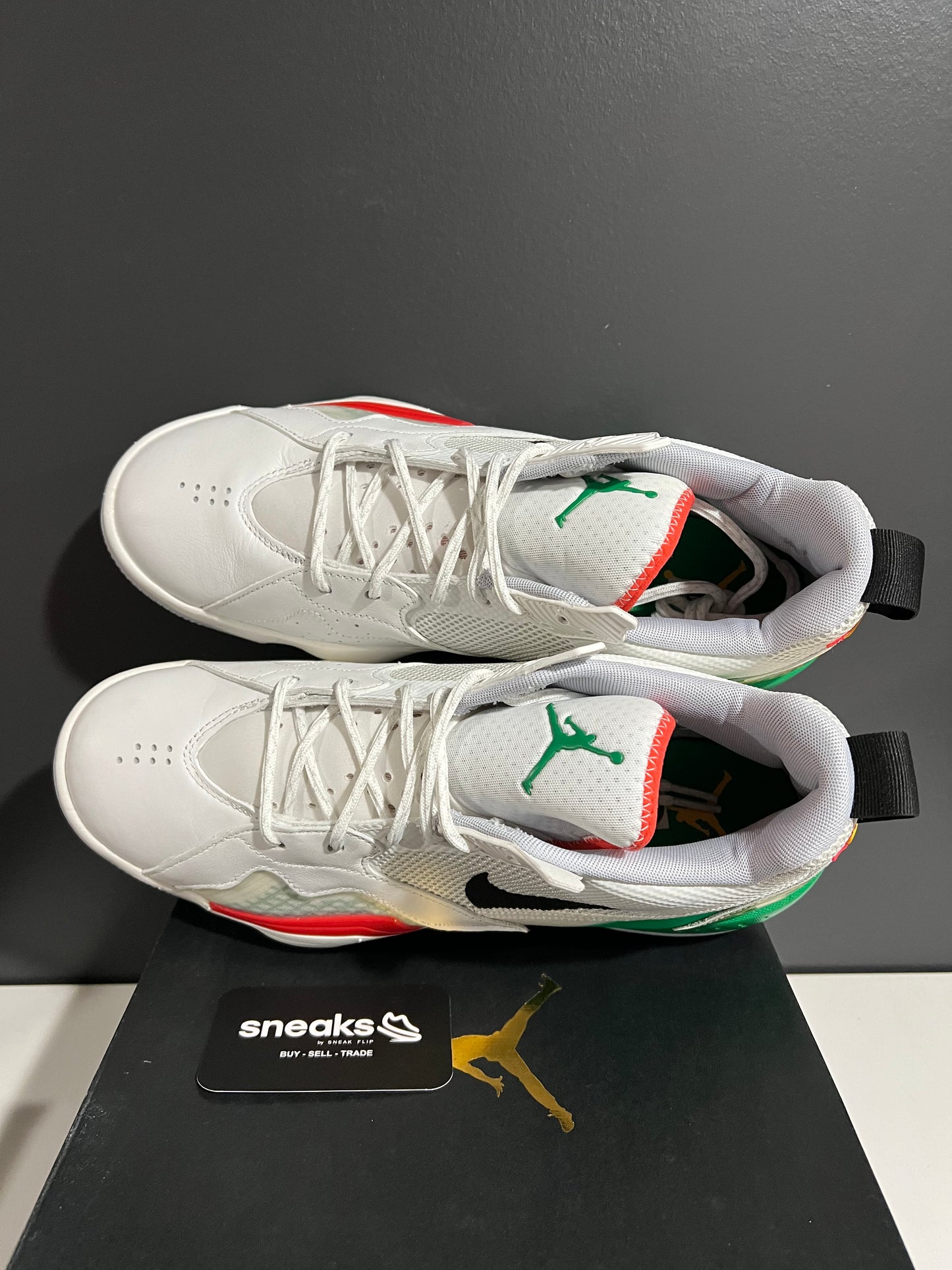 USED Jordan Zoom '92 White Lucky Green Dark Sulfur CK9183-103 SIZE 11M OG ALL AG25-305