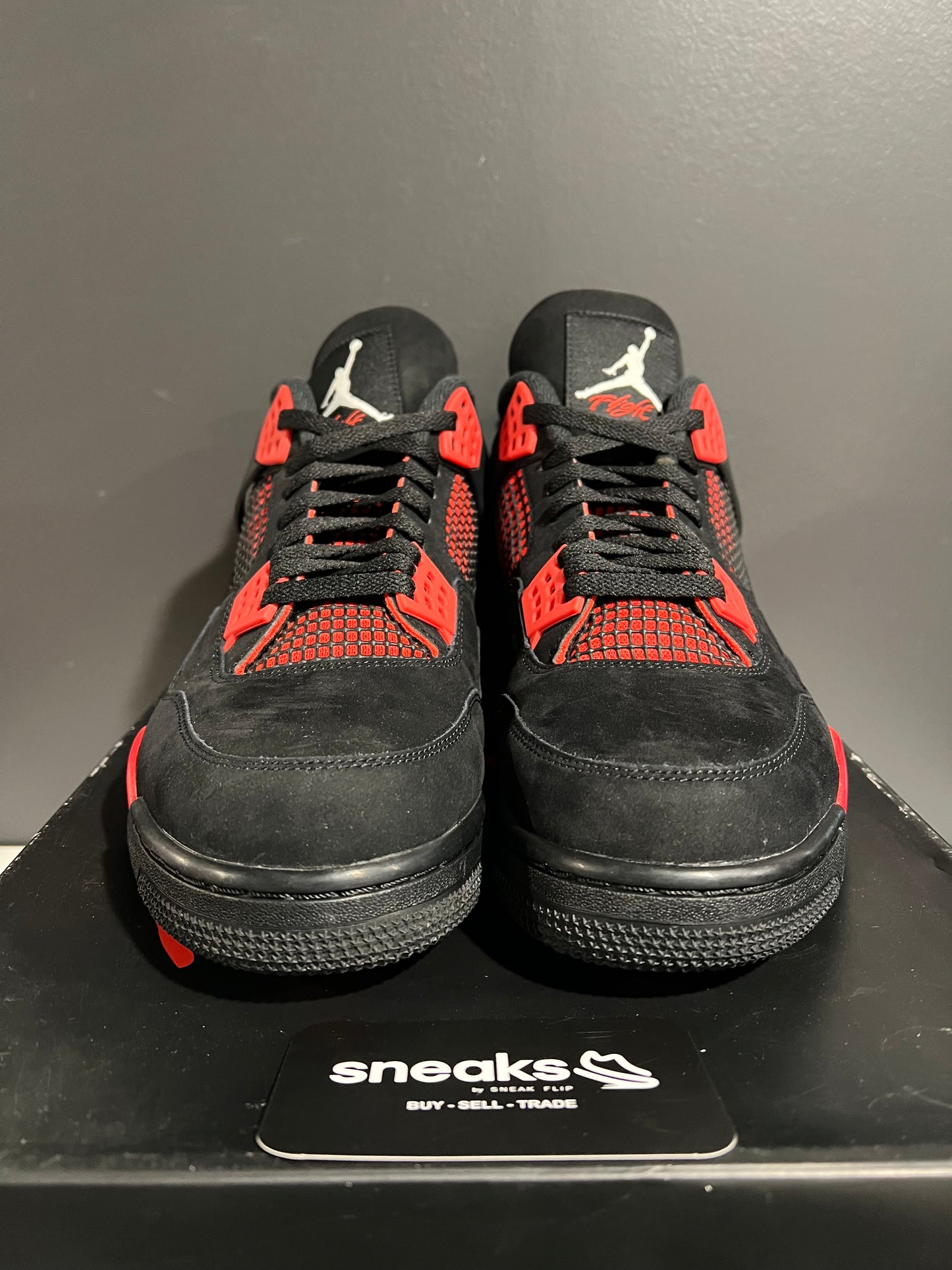 USED Air Jordan 4 Retro Red Thunder CT8527-016 SIZE 13M OG ALL AG25-186