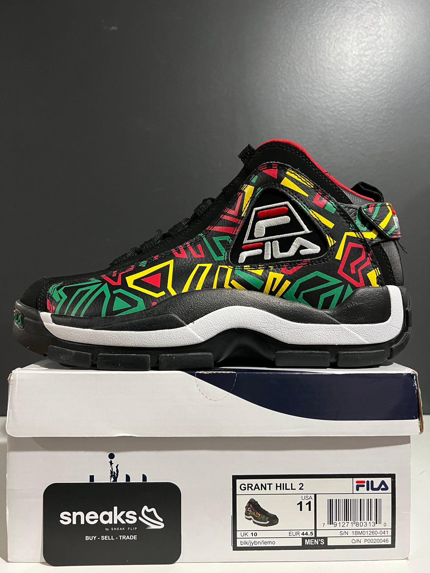 USED Grant Hill 2 Black Jelly Bean Lemon 1BM01260-041 SIZE 11M OG ALL AG25-309