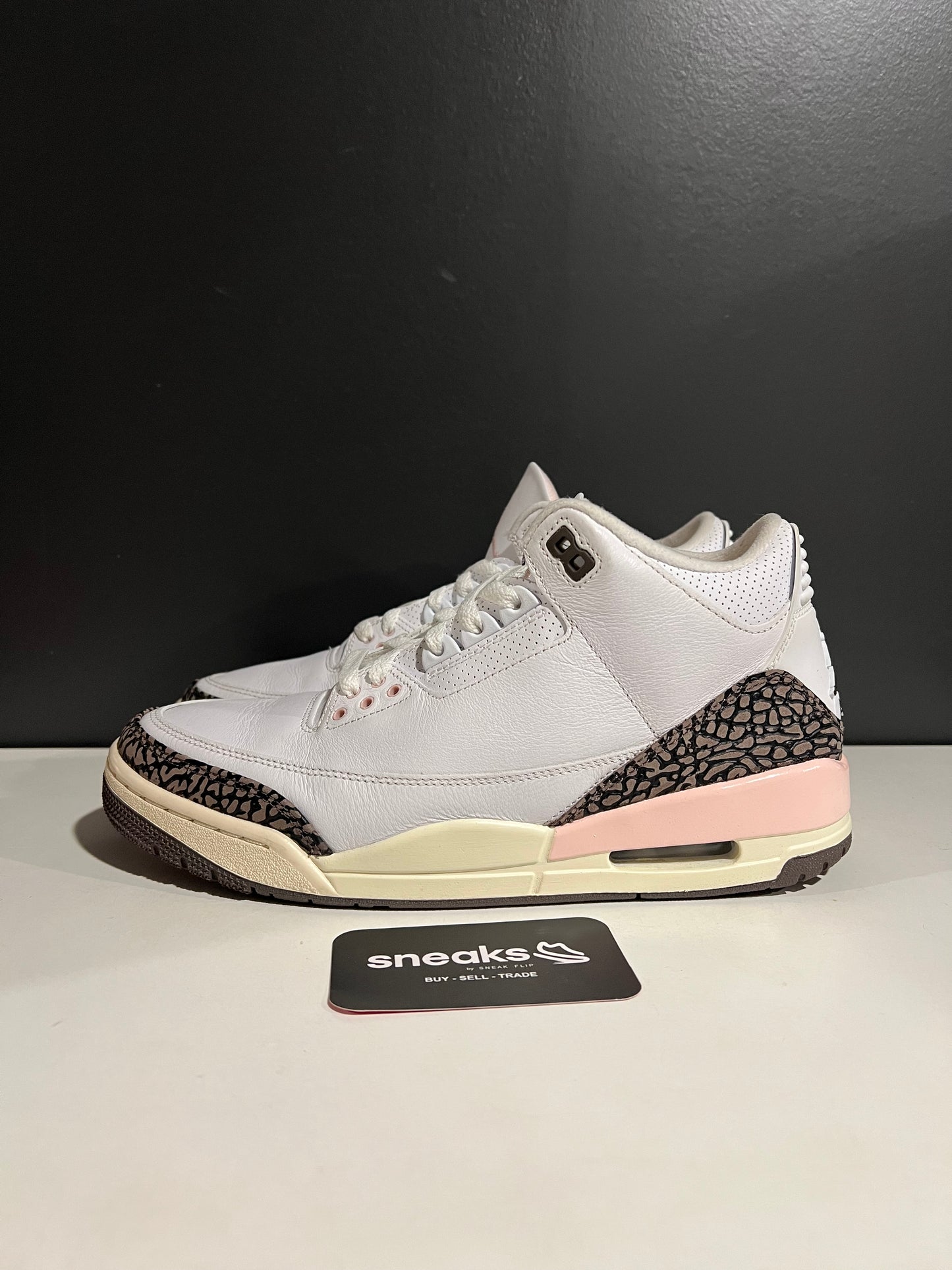 USED Wmns Air Jordan 3 Retro Neapolitan CK9246-102 SIZE 9.5M NO BOX AG25-182