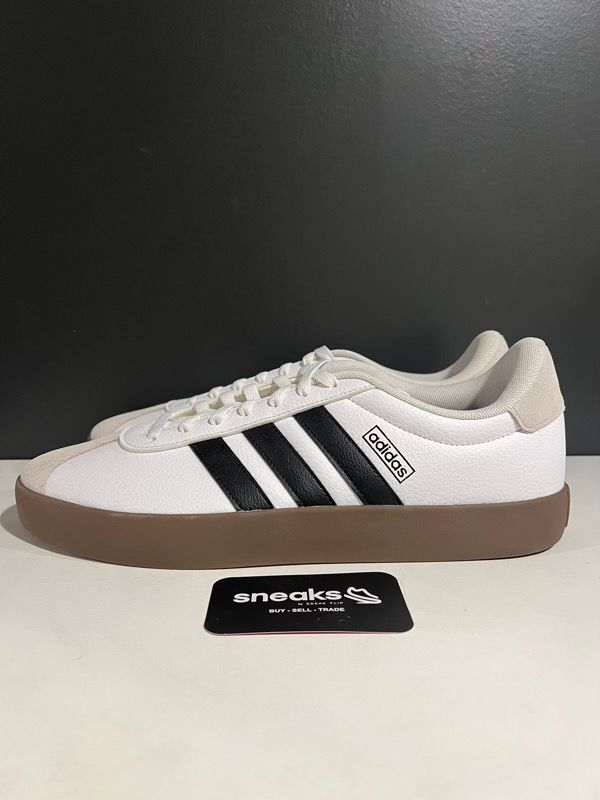 adidas Vl Court 3.0 Cloud White Core Black Grey - New (NO BOX)