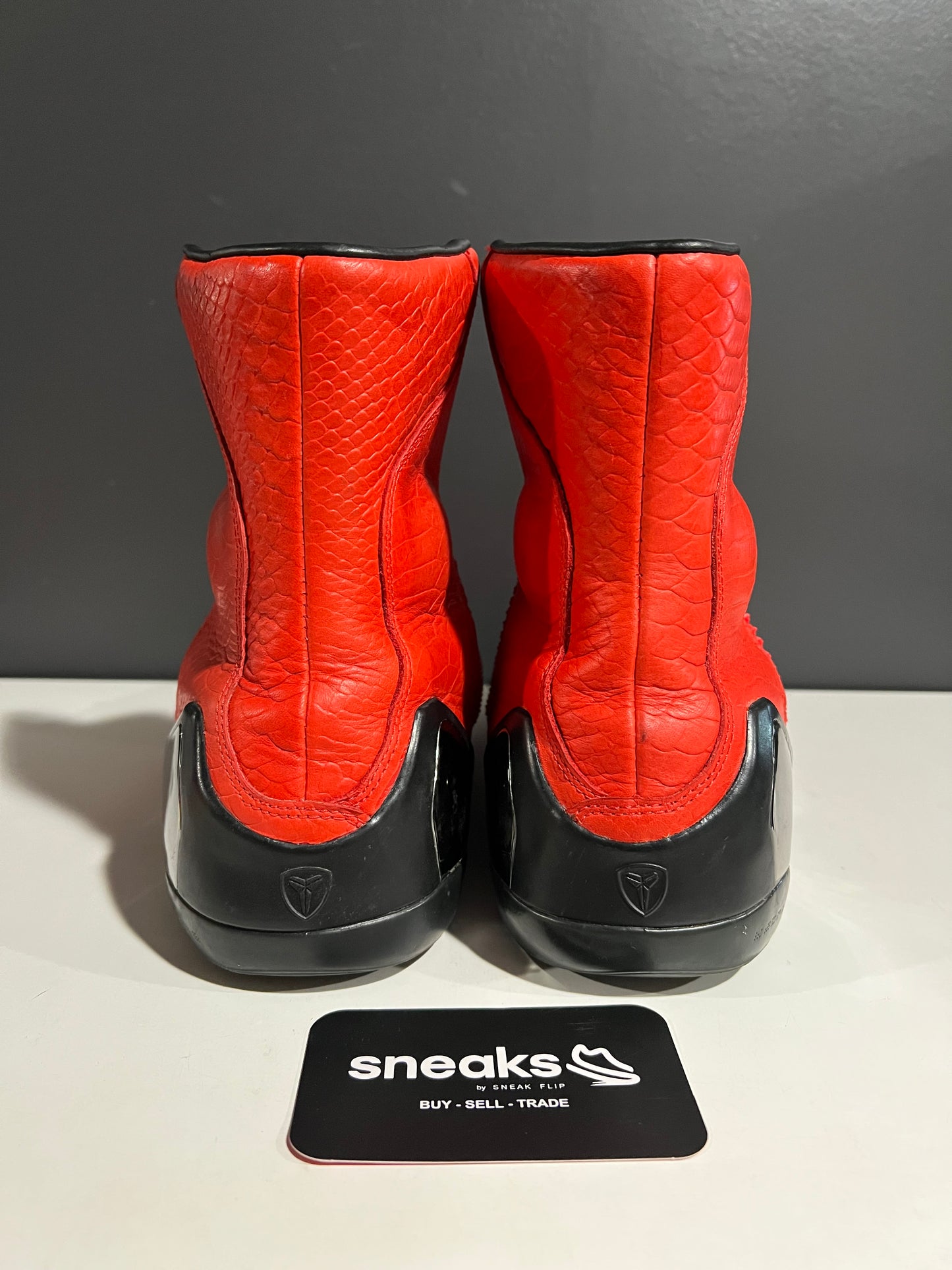USED Kobe 9 High KRM EXT Red Mamba 716993-600 SIZE 10.5M NO BOX AG25-190