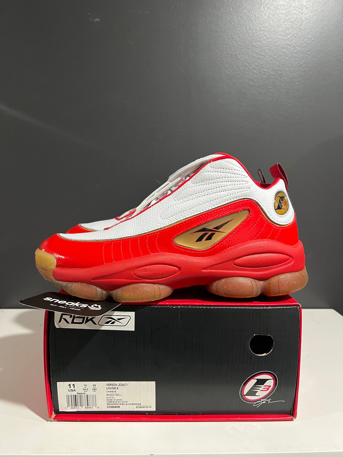 NEW Iverson Legacy Red Gum CN8406 SIZE 11M OG ALL AG25-295