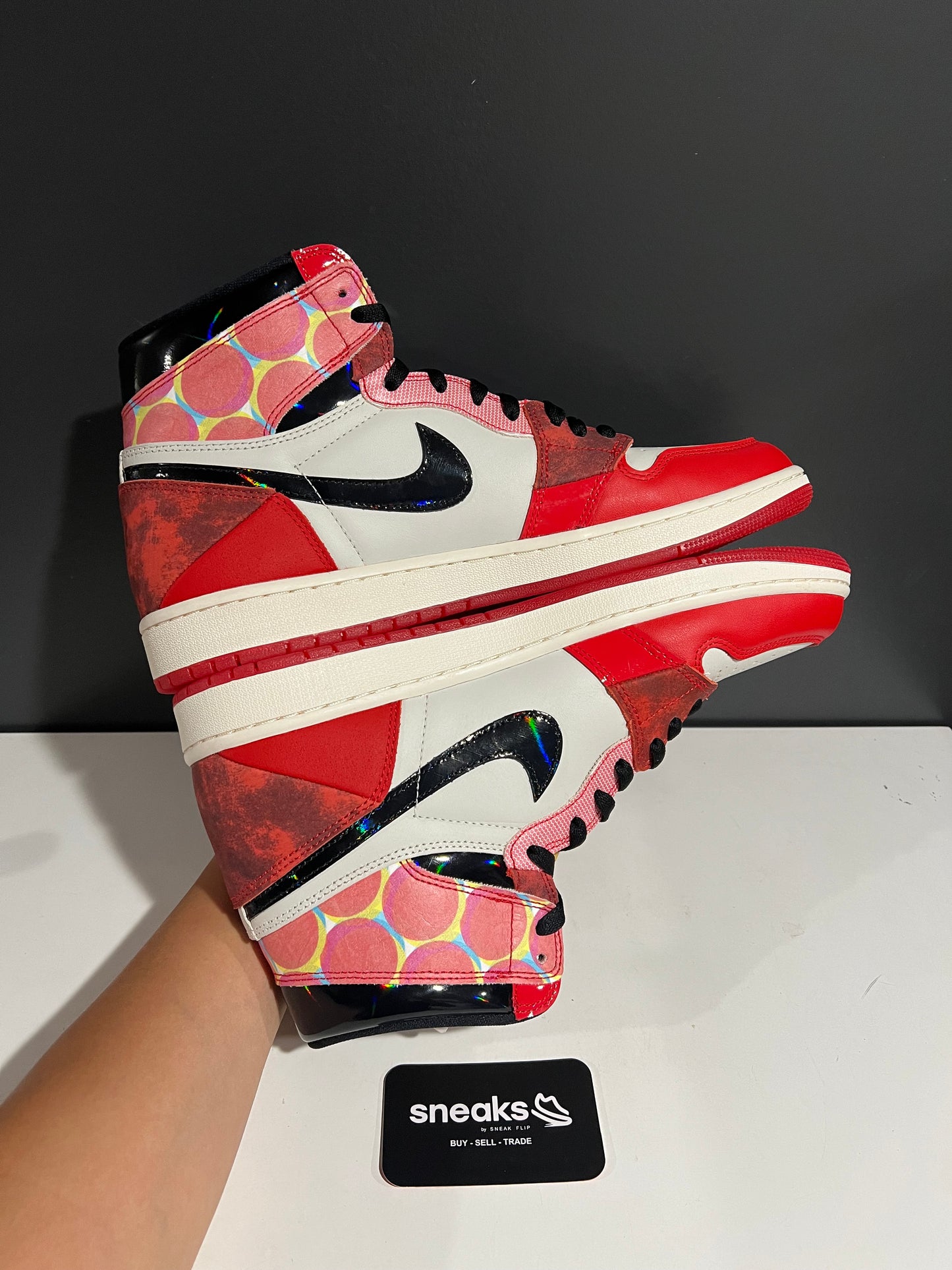 USED Marvel x Air Jordan 1 Retro High OG Next Chapter DV1748-601 SIZE 13M NO BOX AG25-129