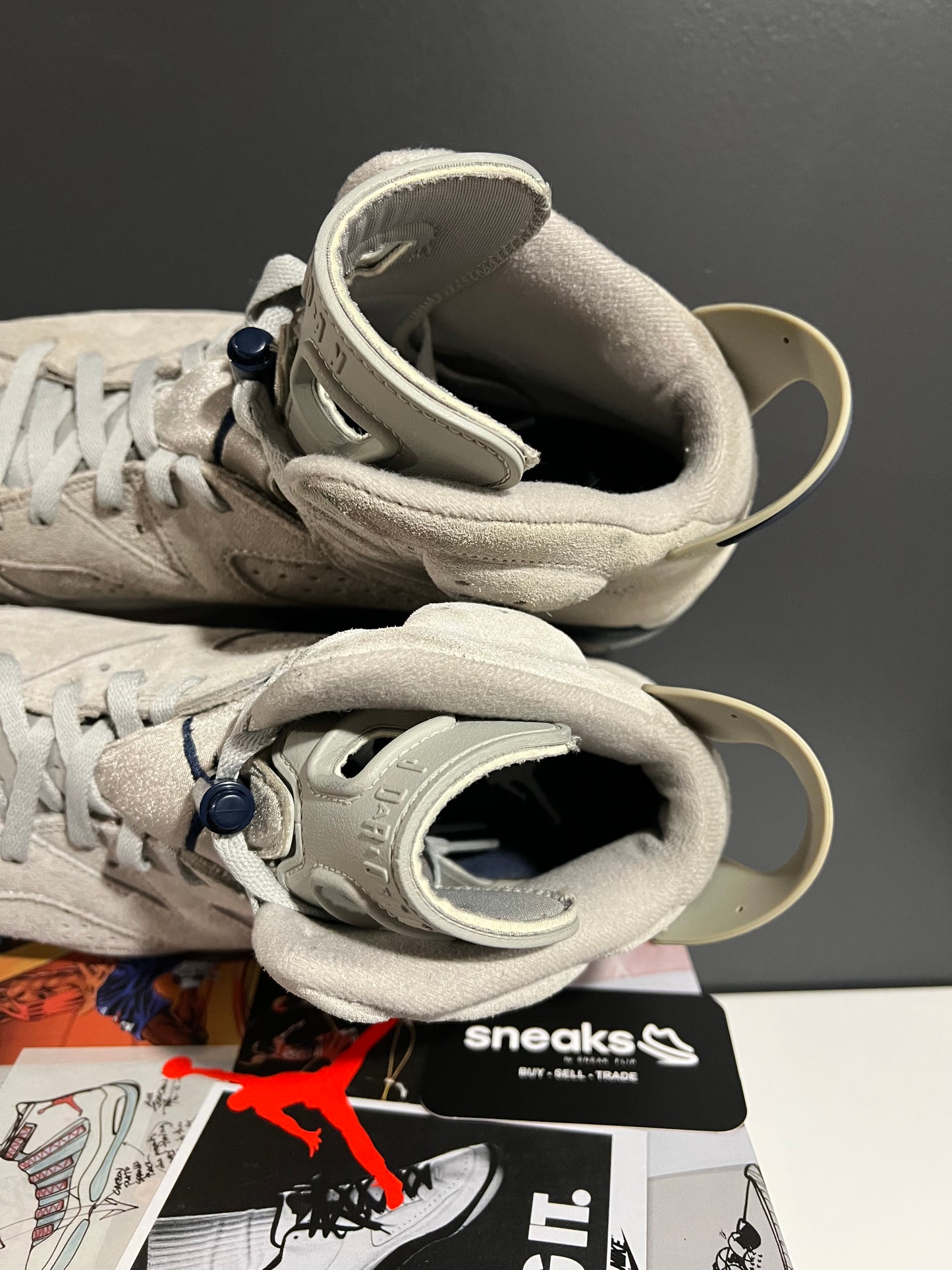USED Air Jordan 6 Retro Georgetown CT8529-012 SIZE 10.5M OG ALL AG25-229