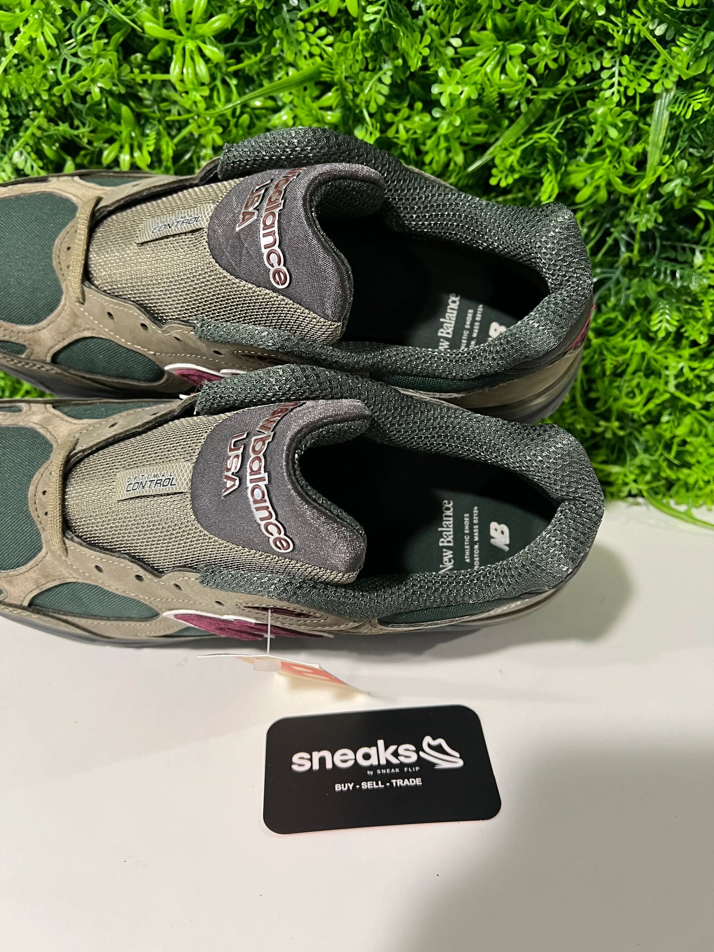 New Balance 990v3 MiUSA Teddy Santis Green Purple - New (NO BOX)