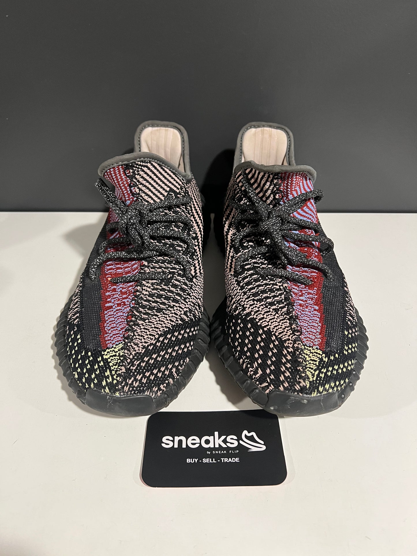 USED Yeezy Boost 350 V2 Yecheil Non-Reflective FW5190 SIZE 9M NO BOX AG25-316