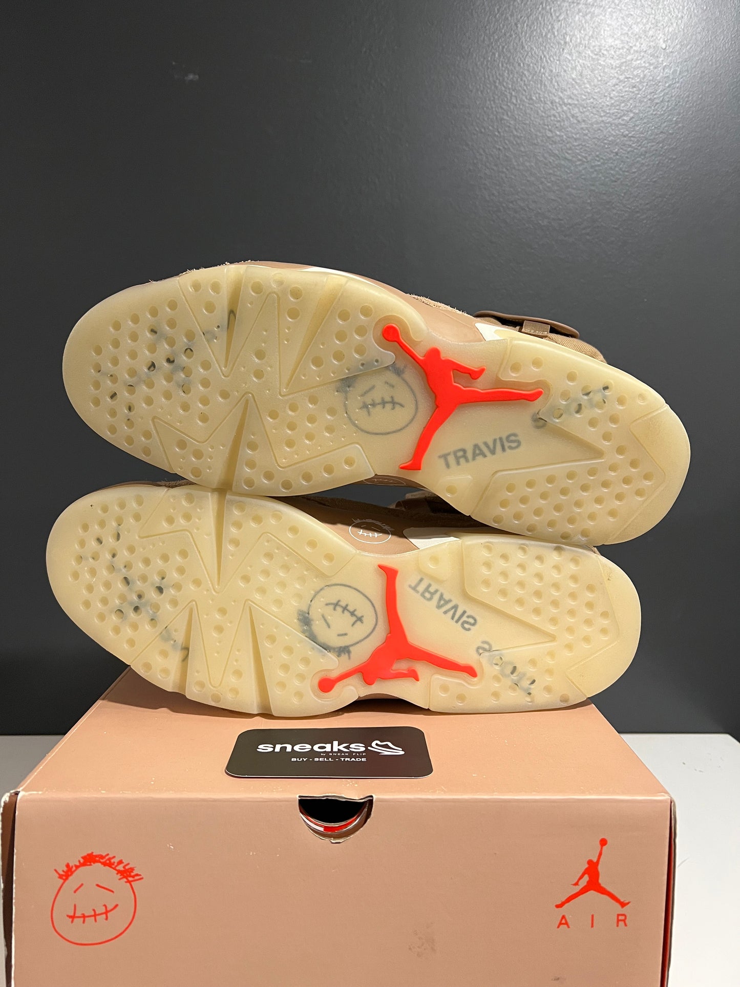 NEW Travis Scott x Air Jordan 6 Retro British Khaki DH0690-200 SIZE 12M OG ALL SP25-062