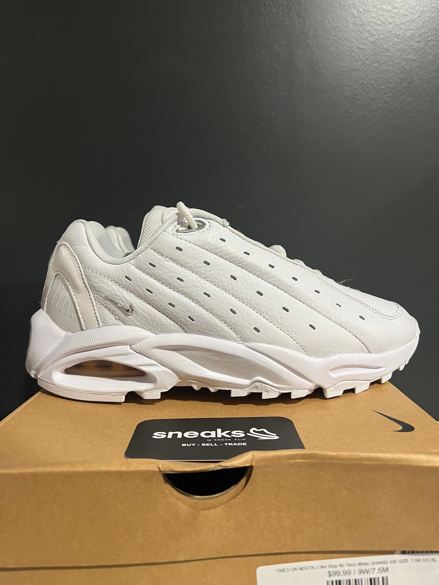 TRIED ON NOCTA x Hot Step Air Terra White DH4692-100 SIZE 7.5M OG ALL AG25-223