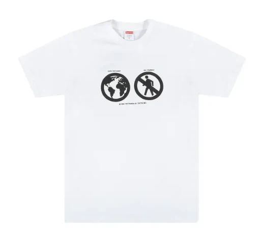 Supreme Save The Planet Tee White