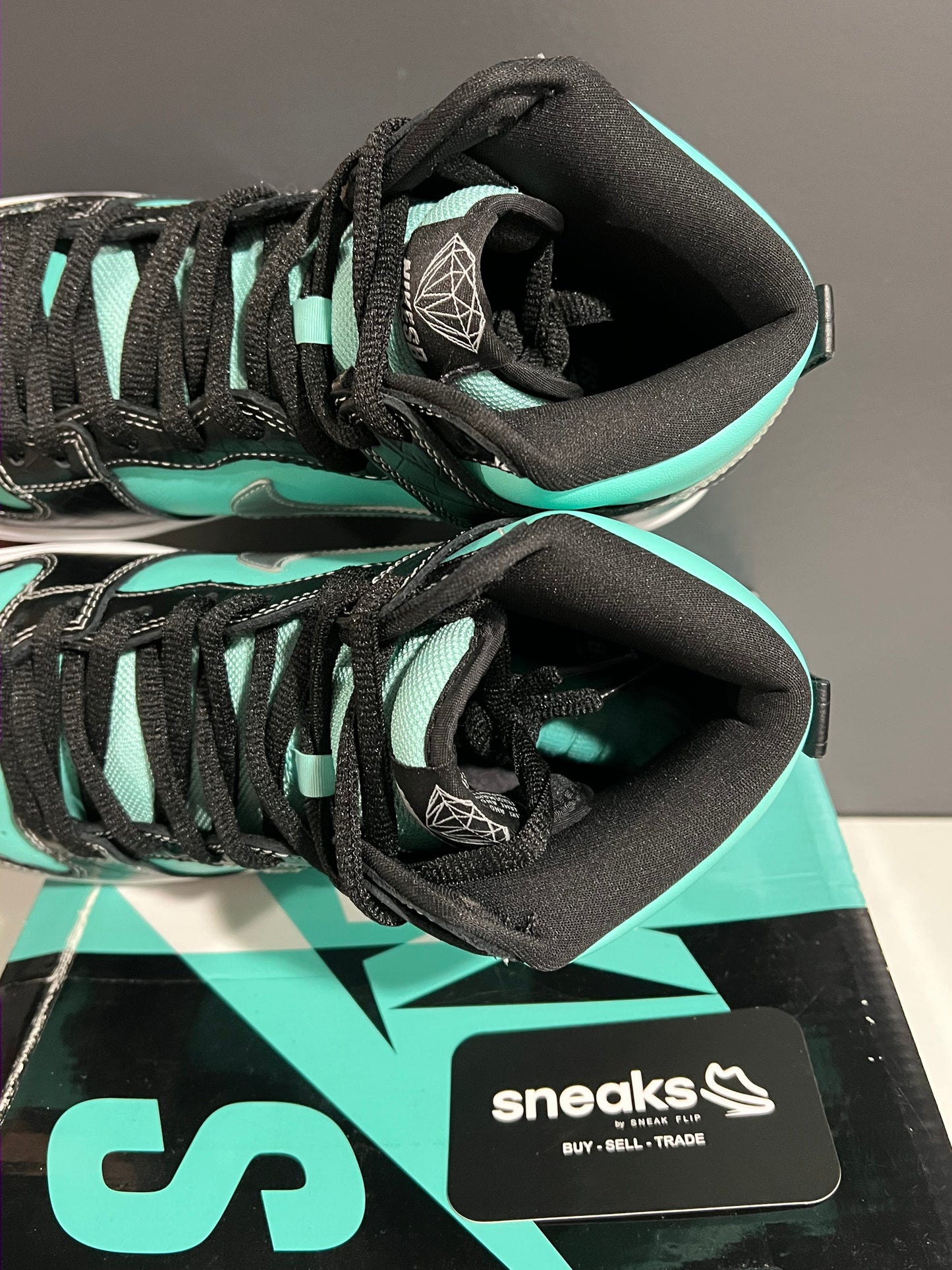 Diamond Supply Co. x Dunk High Premium SB Tiffany 653599-400