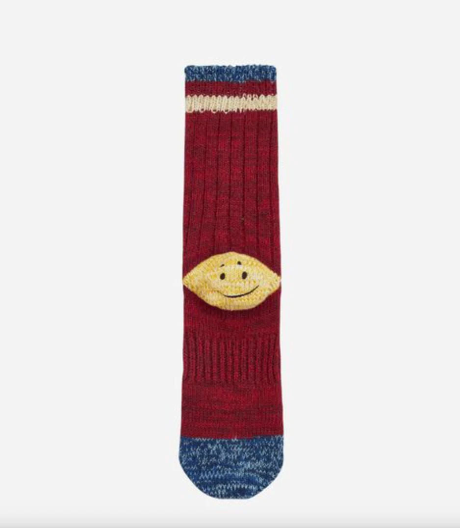 KAPITAL 60 Yarns Grandrelle Ivy Rainbowy Happy Heel-Hold Socks