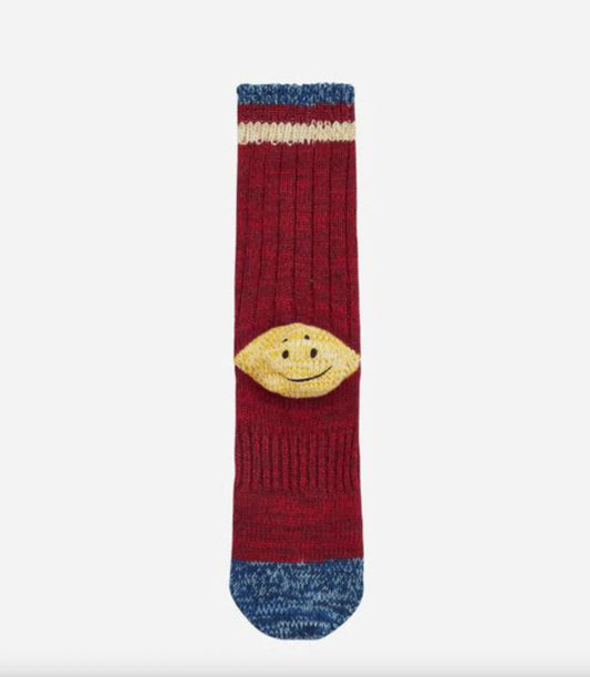 KAPITAL 60 Yarns Grandrelle Ivy Rainbowy Happy Heel-Hold Socks