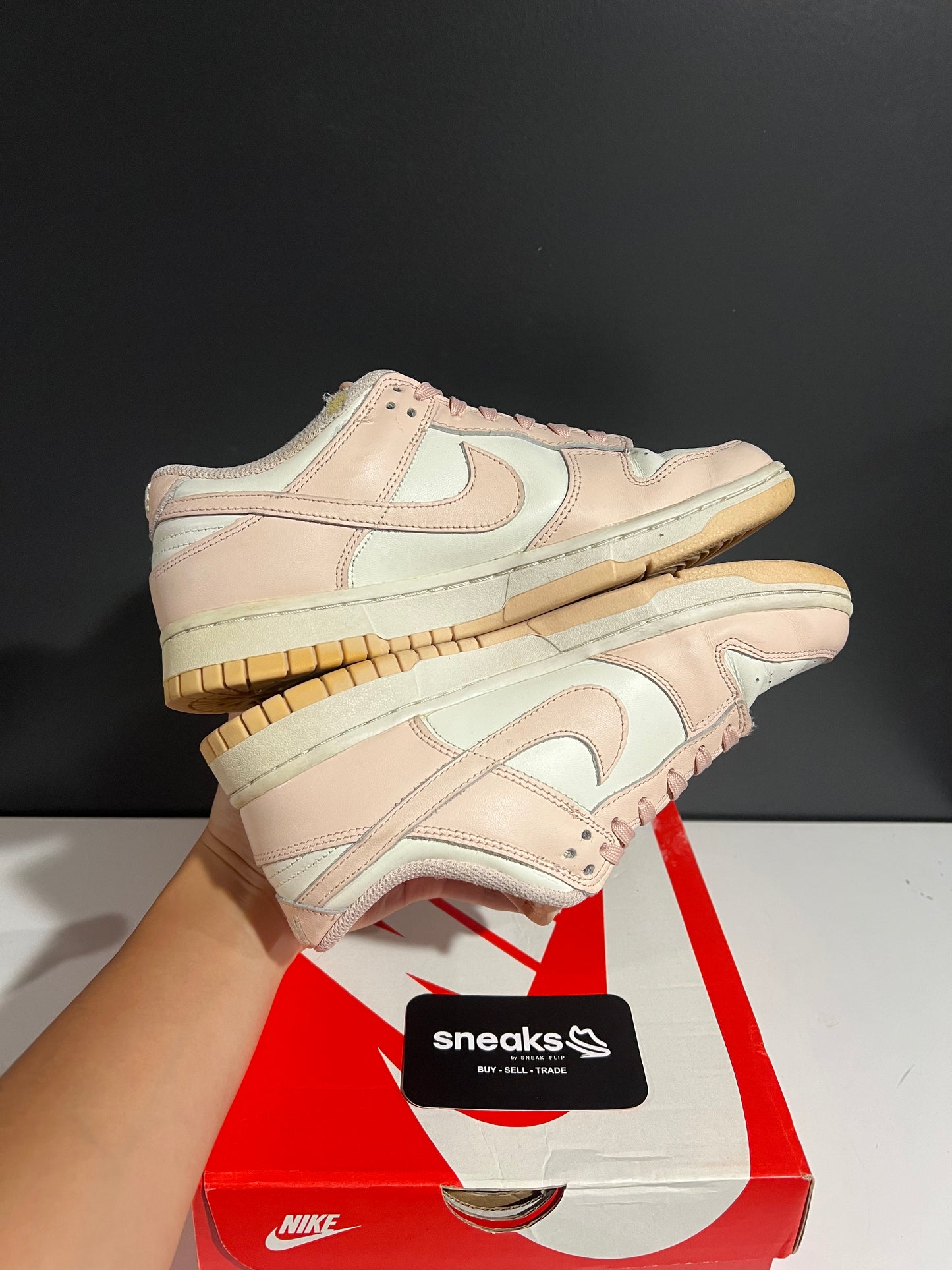 USED Wmns Dunk Low Orange Pearl DD1503-102 SIZE 6.5M OG ALL AG25-243