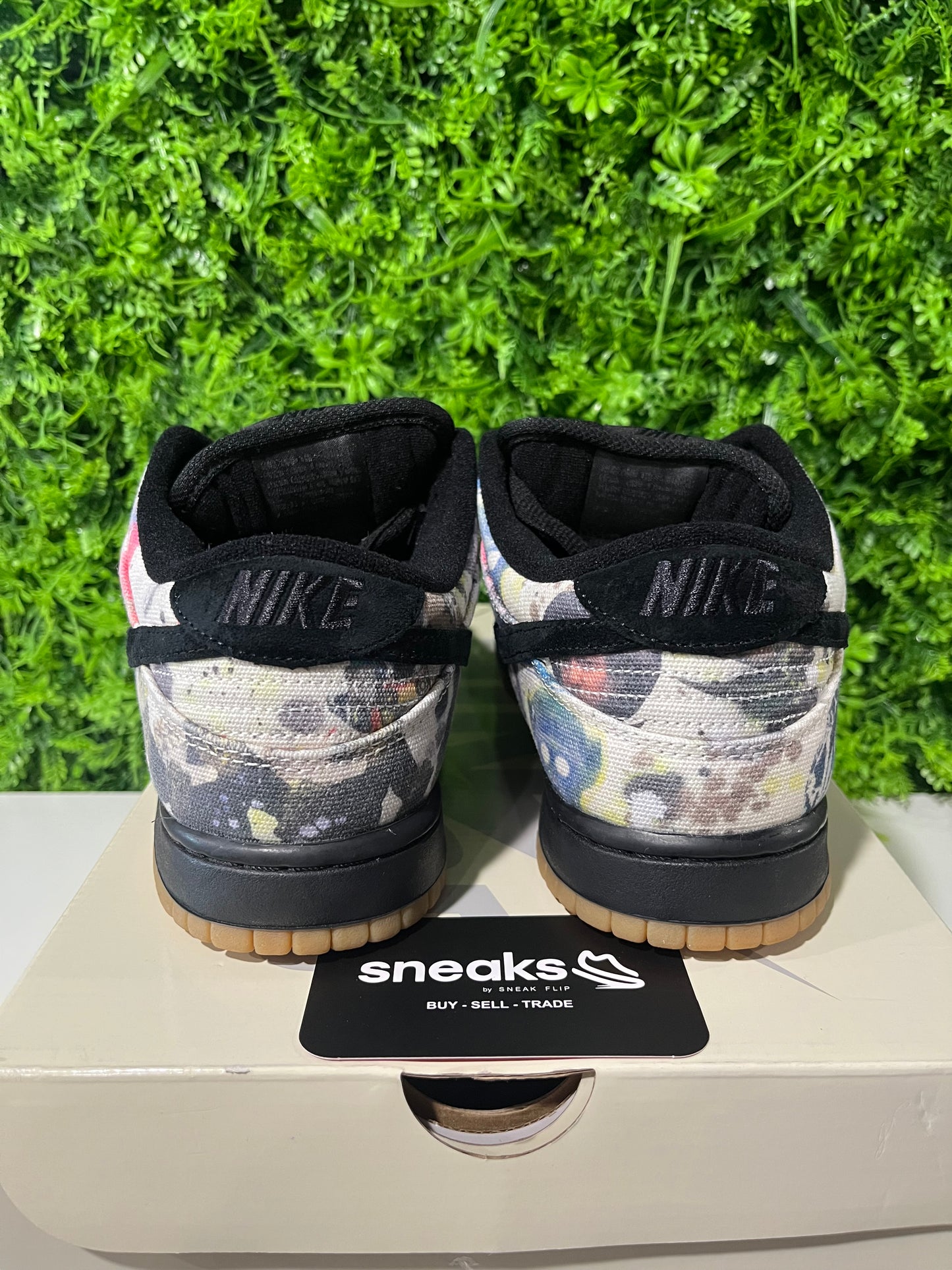 USED Supreme x Dunk Low SB Rammellzee FD8778-001 SIZE 10M OG ALL