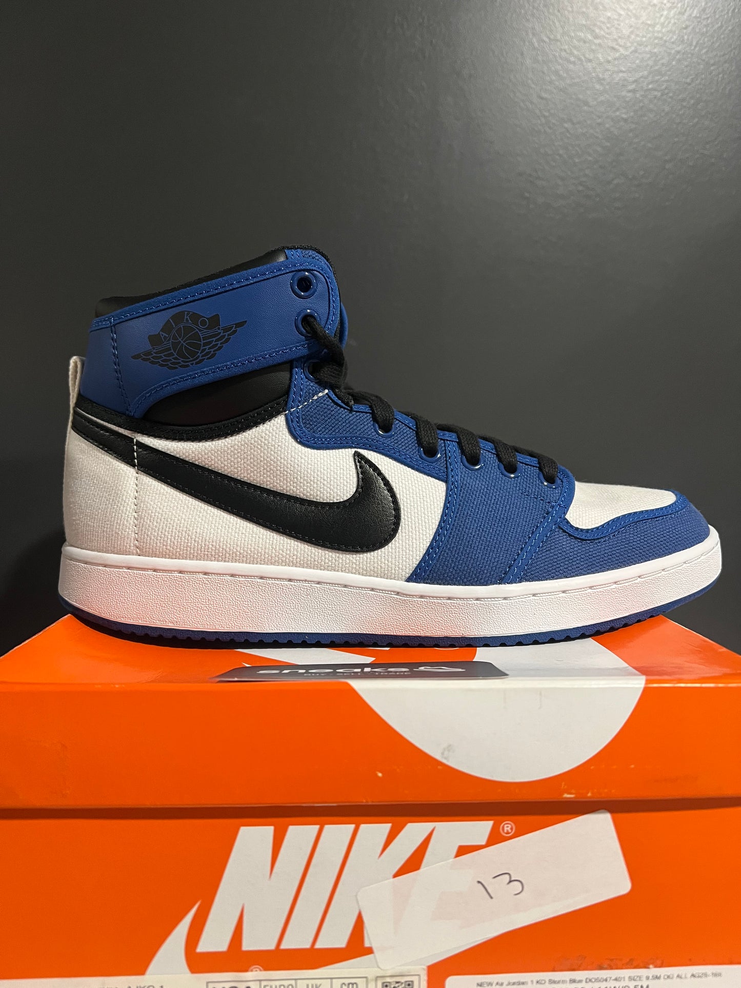 NEW Air Jordan 1 KO Storm Blue DO5047-401 SIZE 9.5M OG ALL AG25-166