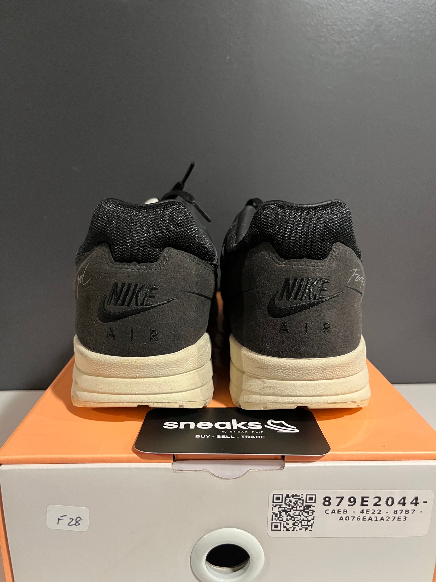 USED Fear Of God x Air Skylon 2 Black BQ2752-001 SIZE 9M OG ALL JN25-114