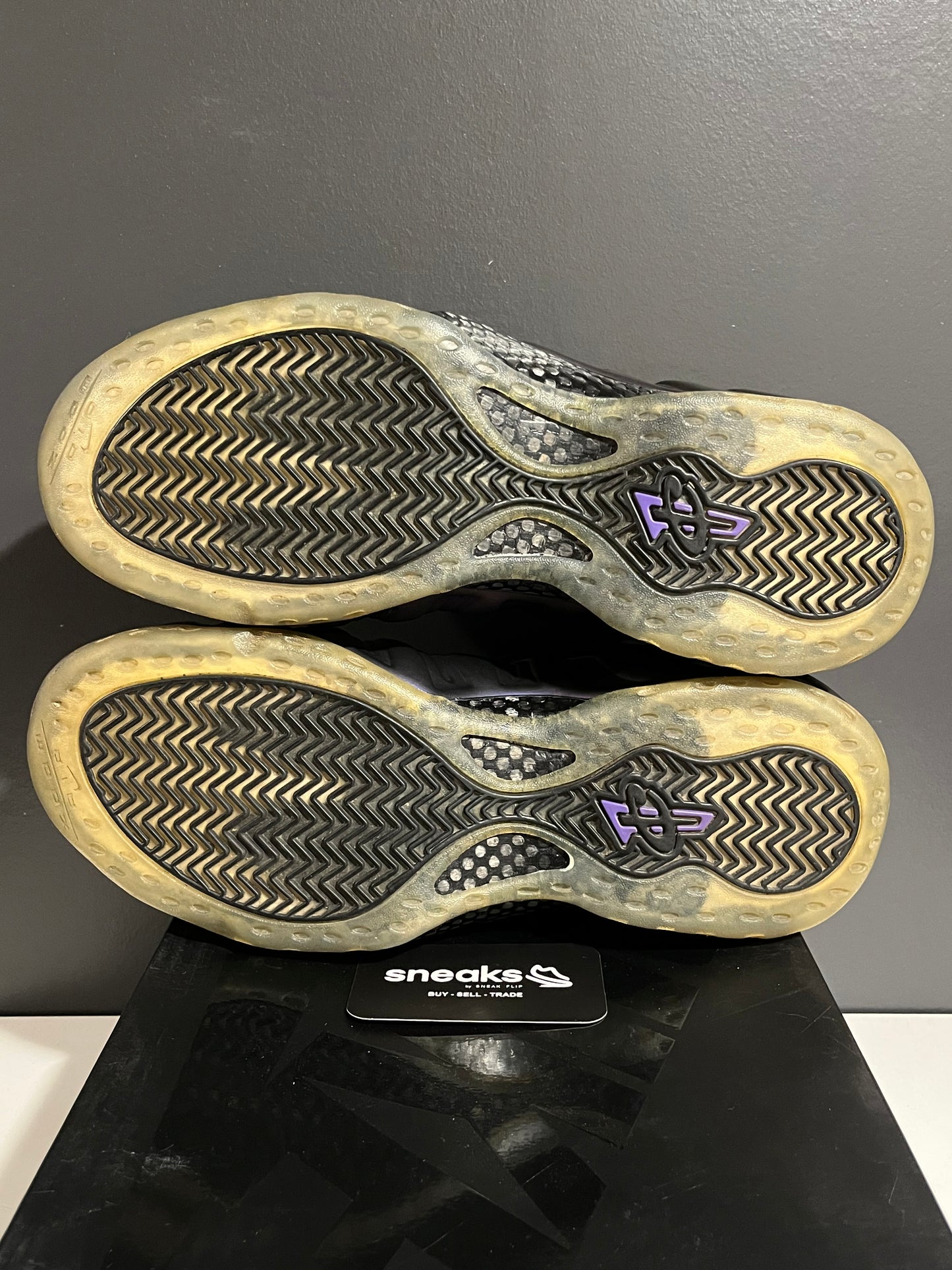 USED Air Foamposite One Eggplant 2017 314996-008 SIZE 13M OG ALL JY25-143
