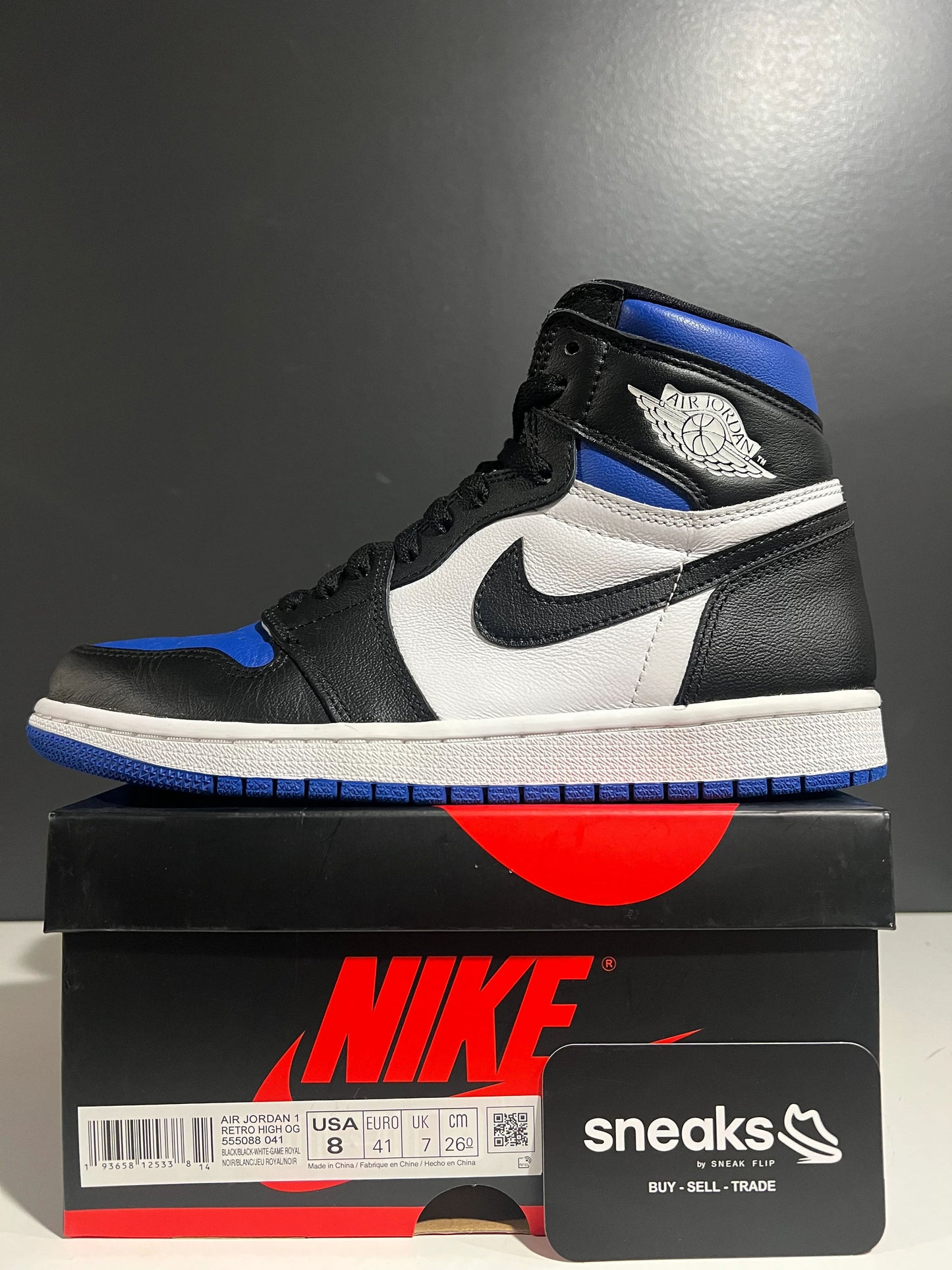 Jordan 1 Retro High Royal Toe - Used